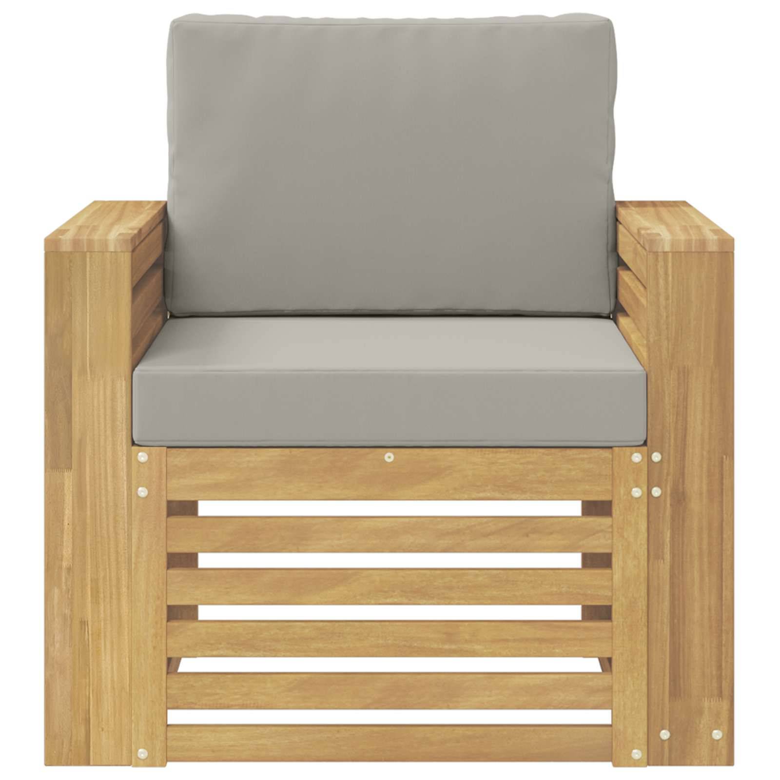 vidaXL Outdoor-Sofagarnitur Polyester Weiß