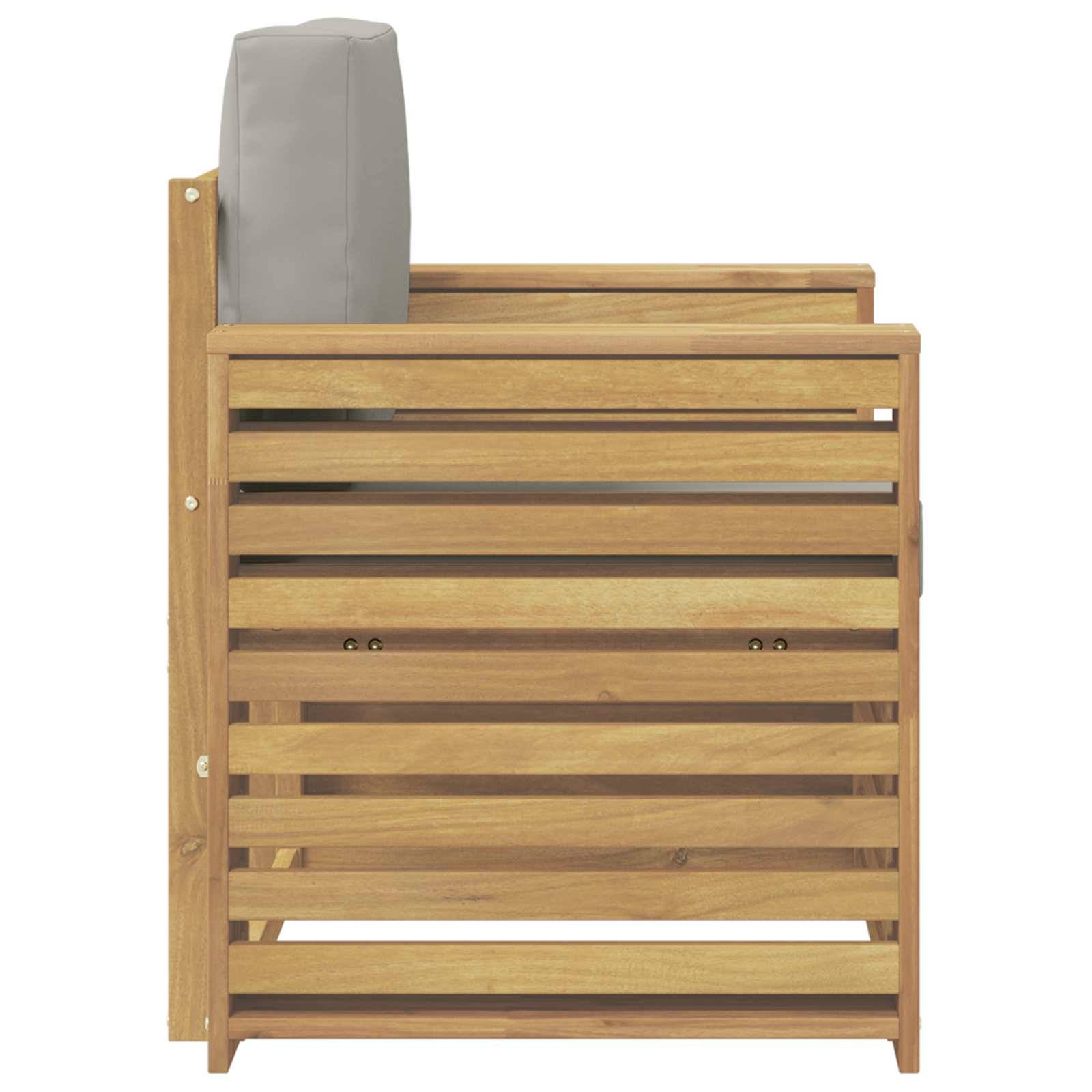 vidaXL Outdoor-Sofagarnitur Polyester Weiß