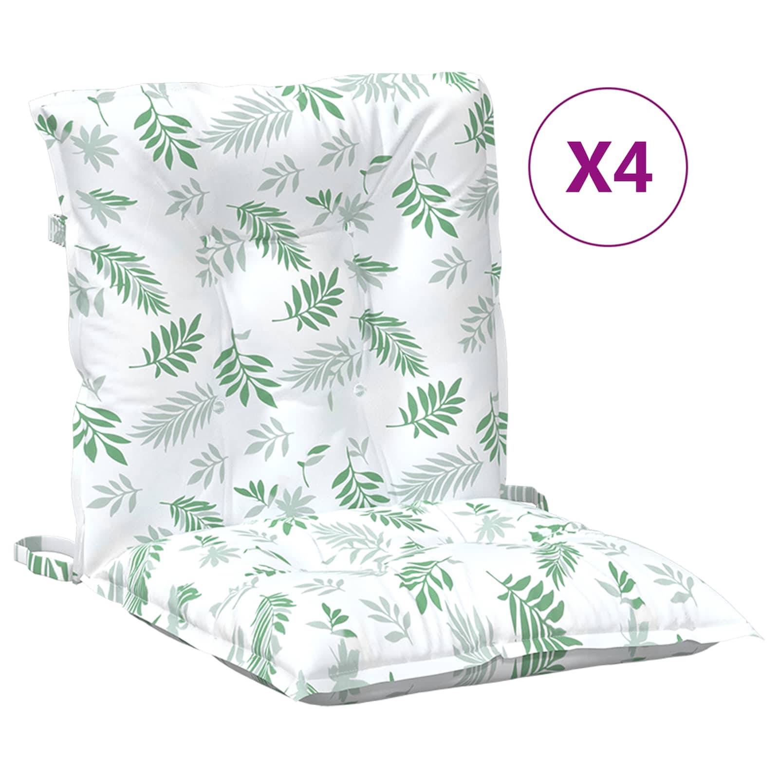 vidaXL Kissen für draußen 100 x 50 x 7 cm 100% Polyester