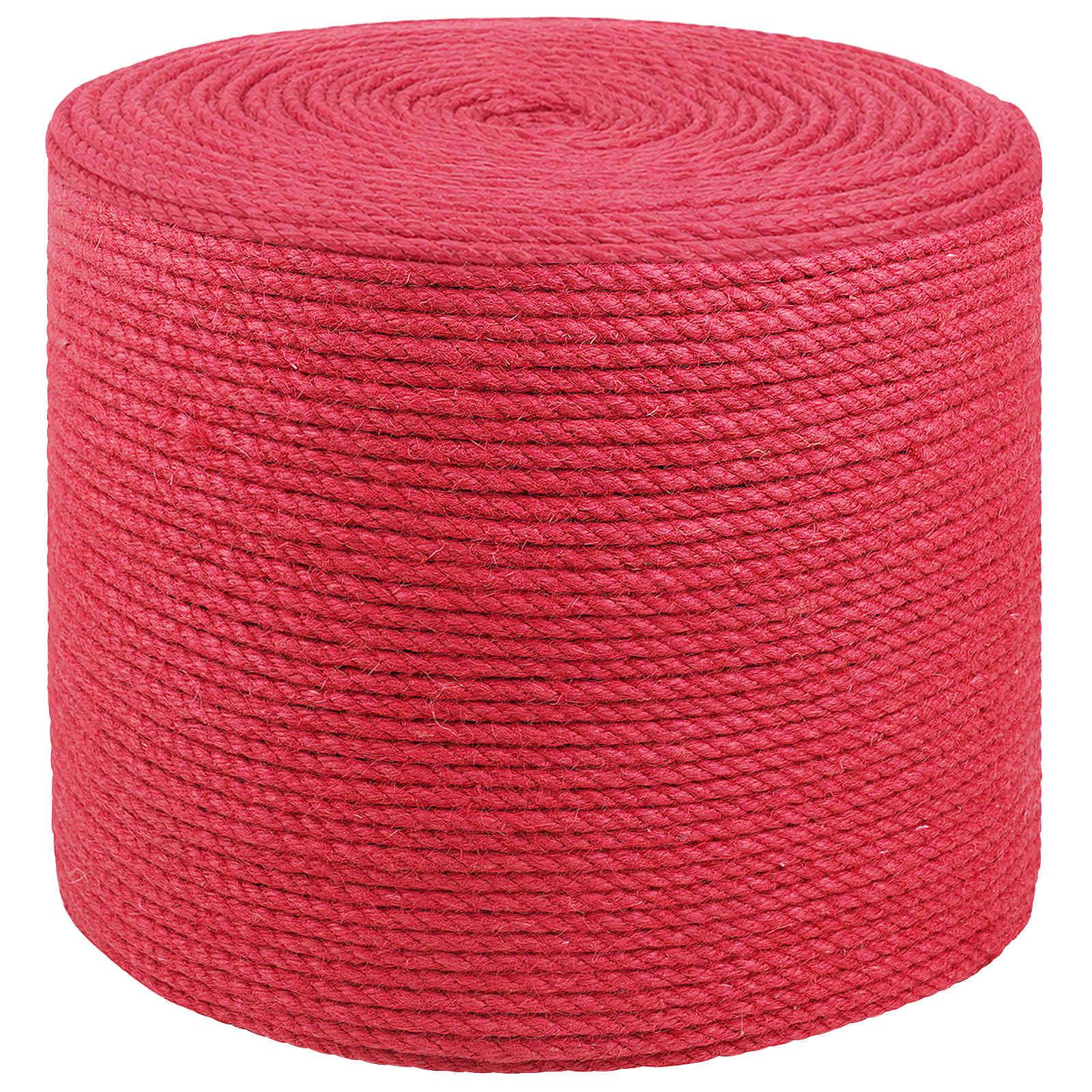 vidaXL Juteseil 10 pcs Rot 100% Tossa Jute
