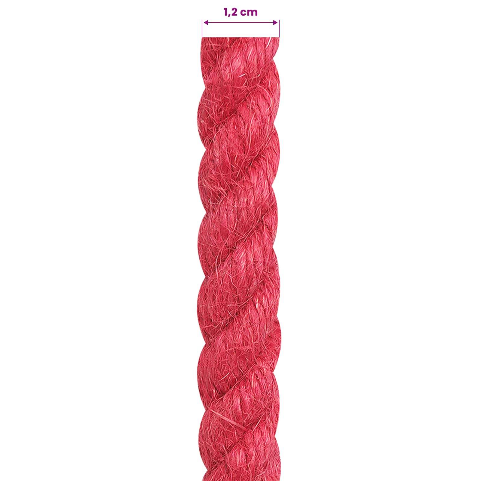 vidaXL Juteseil Rot 100% Tossa Jute