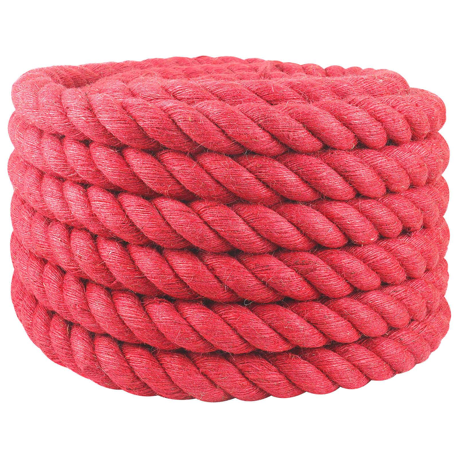 vidaXL Juteseil Rot 100% Tossa Jute
