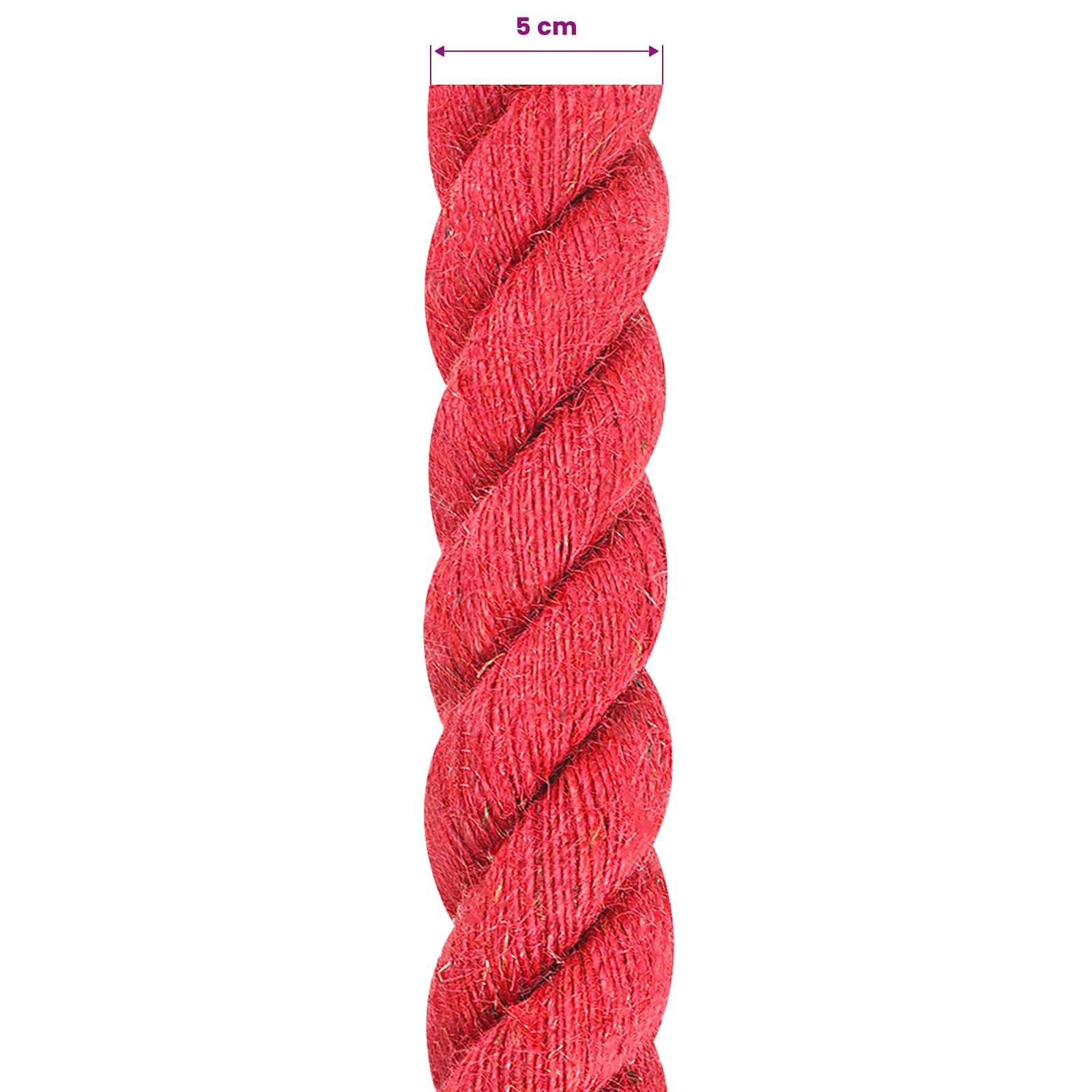 vidaXL Juteseil Rot 100% Tossa Jute