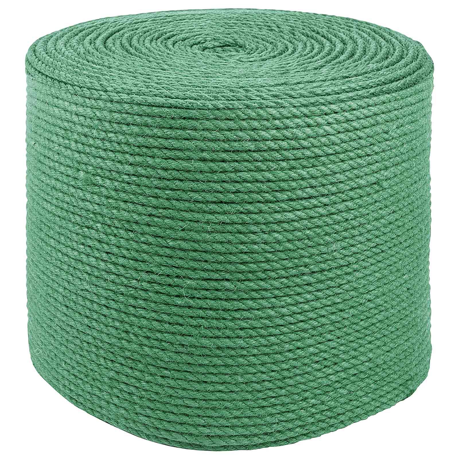 vidaXL Juteseil Grün 100% Tossa Jute