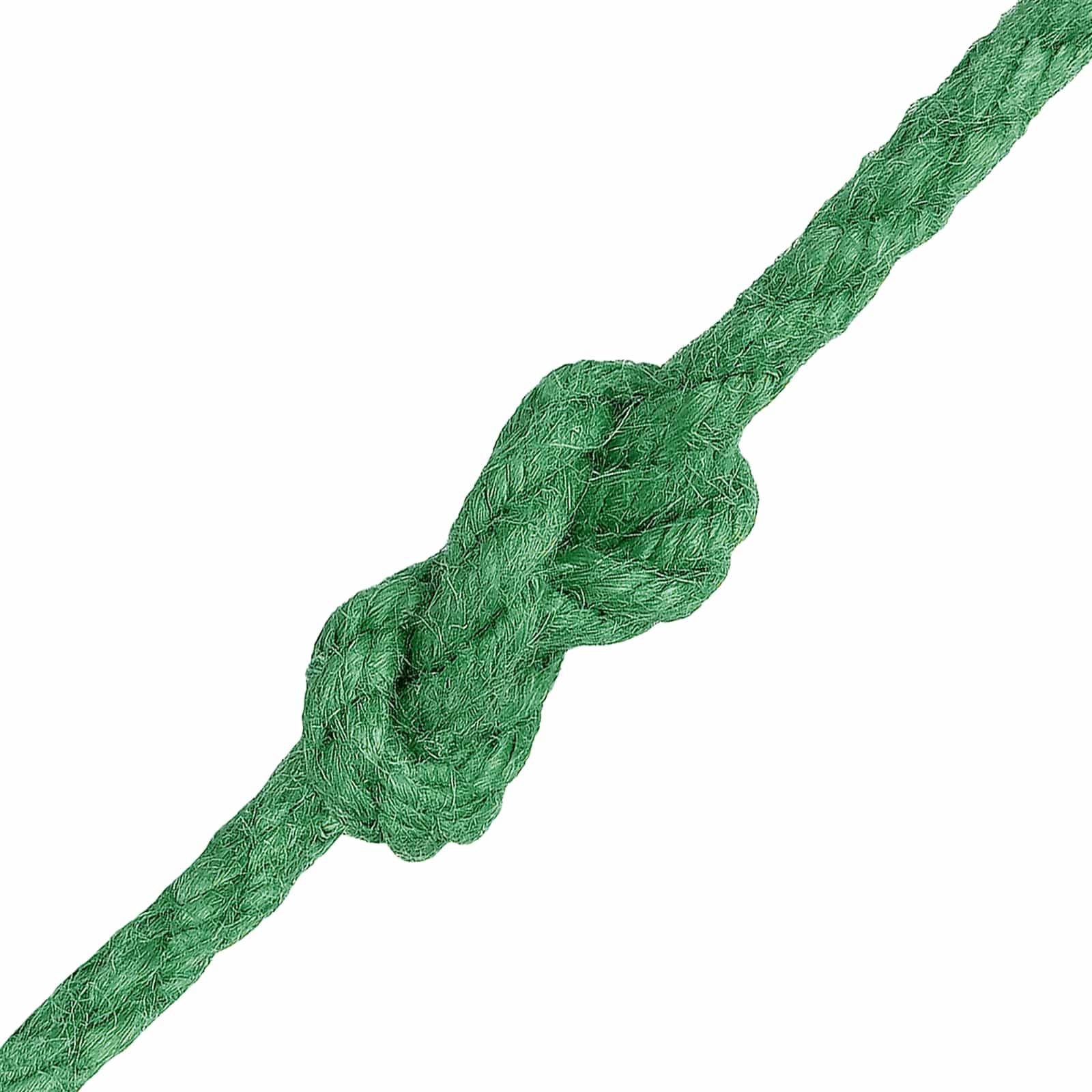 vidaXL Juteseil Grün 100% Tossa Jute