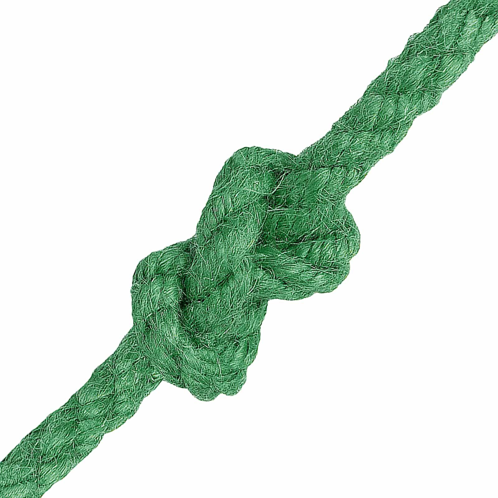 vidaXL Juteseil Grün 100% Tossa Jute