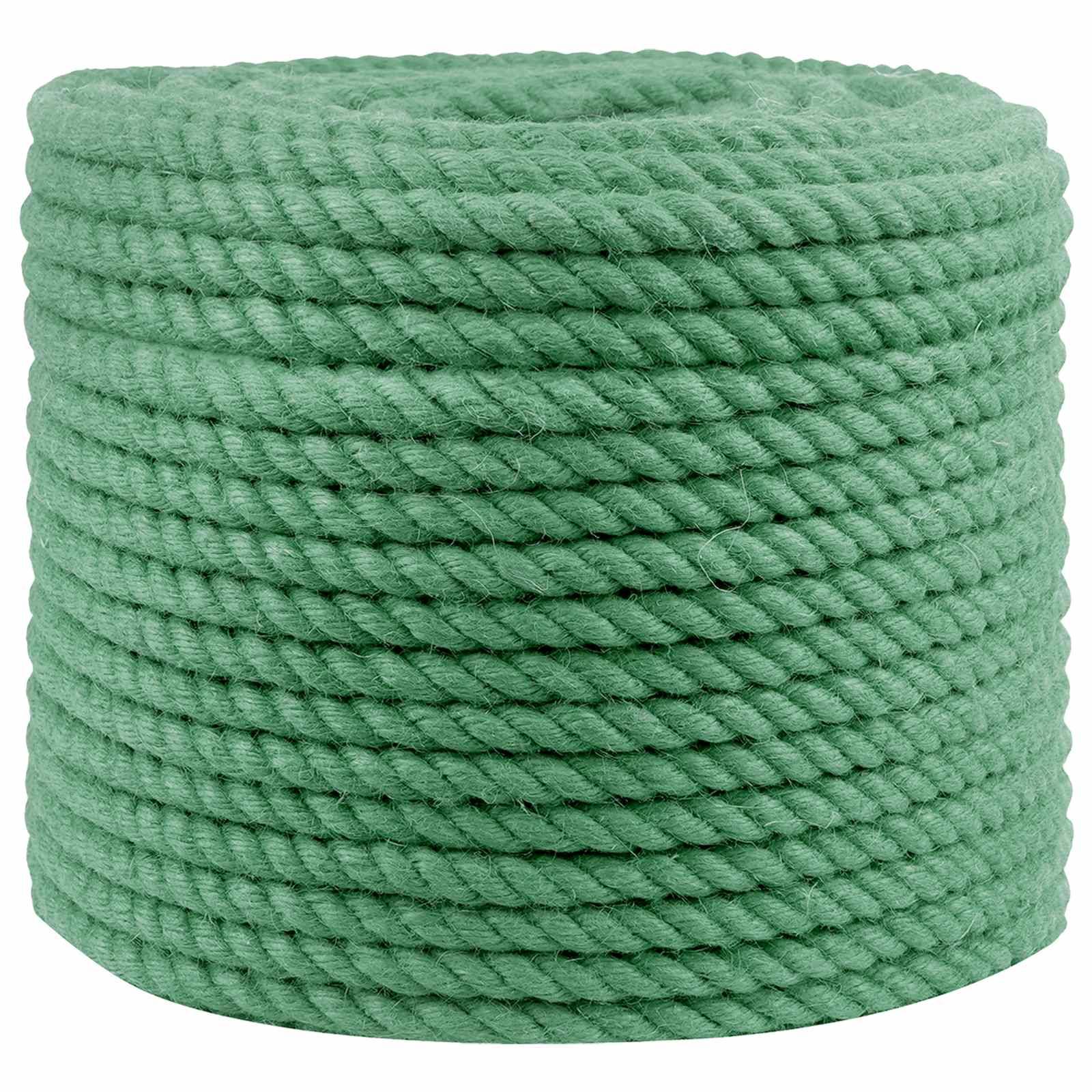 vidaXL Juteseil Grün 100% Tossa Jute