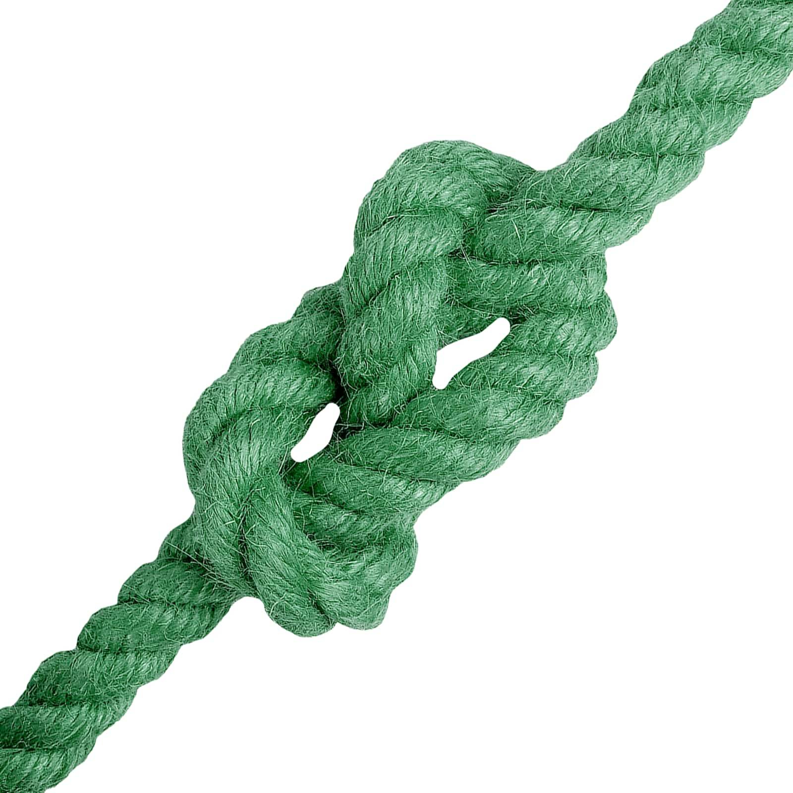 vidaXL Juteseil Grün 100% Tossa Jute