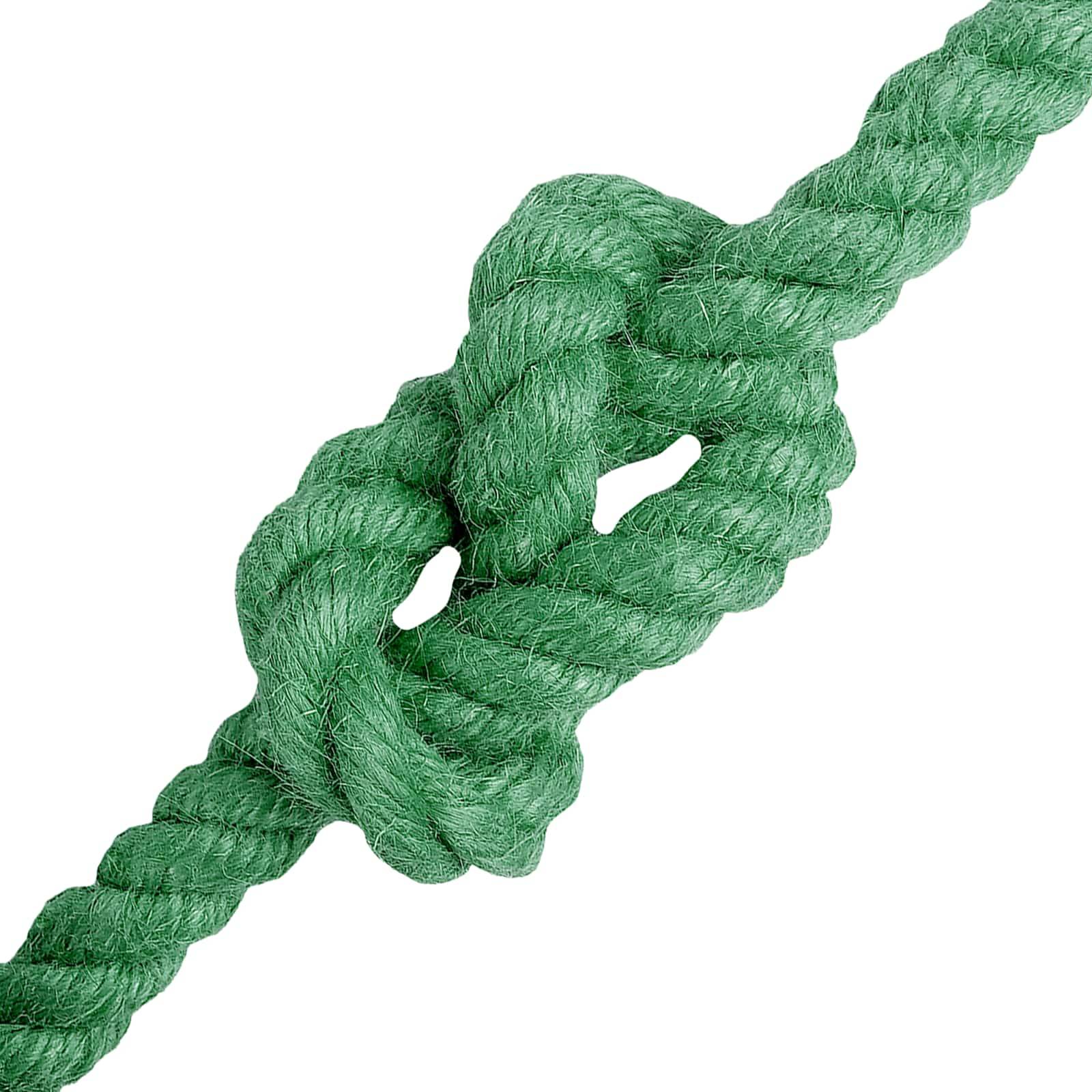 vidaXL Juteseil Grün 100% Tossa Jute