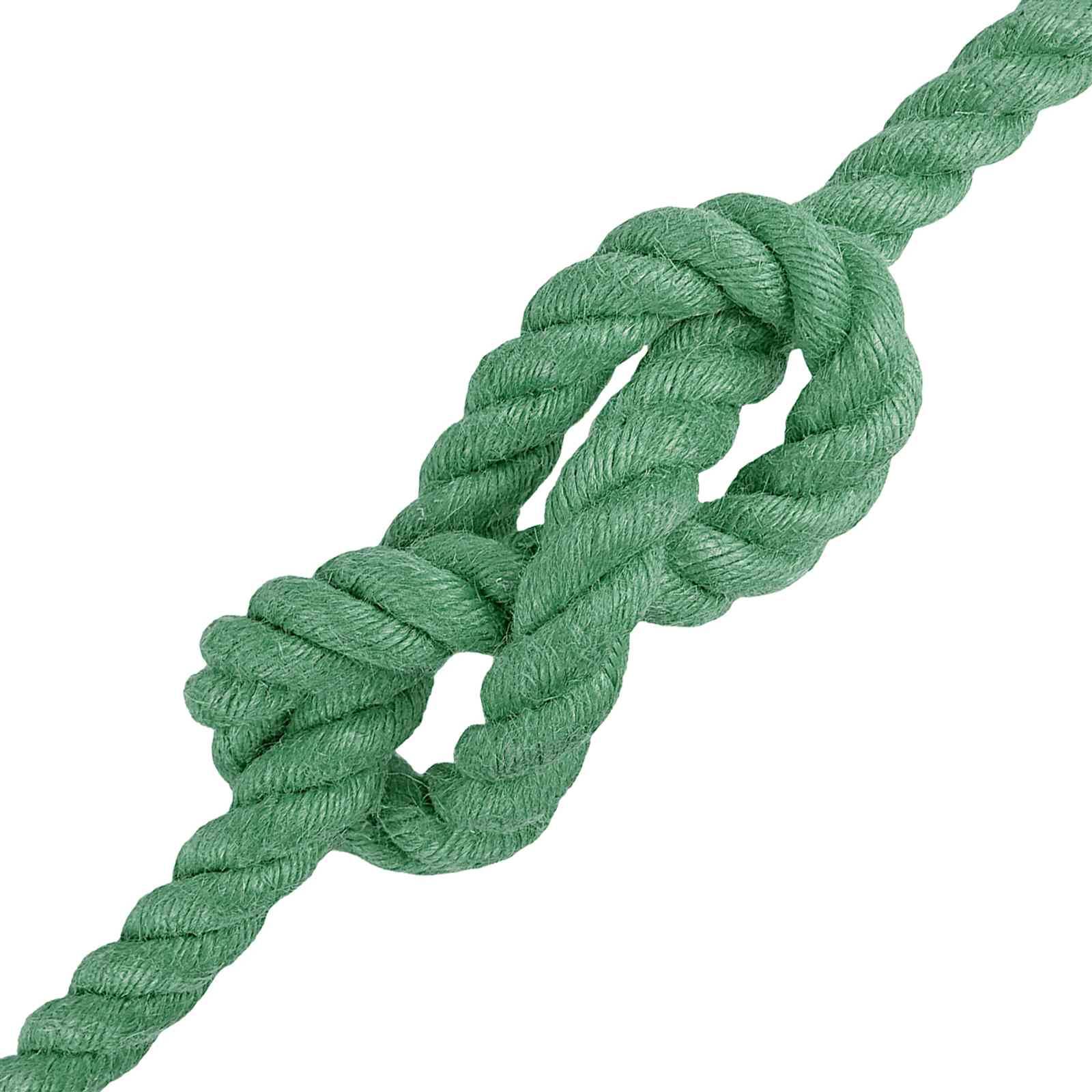vidaXL Juteseil Grün 100% Tossa Jute