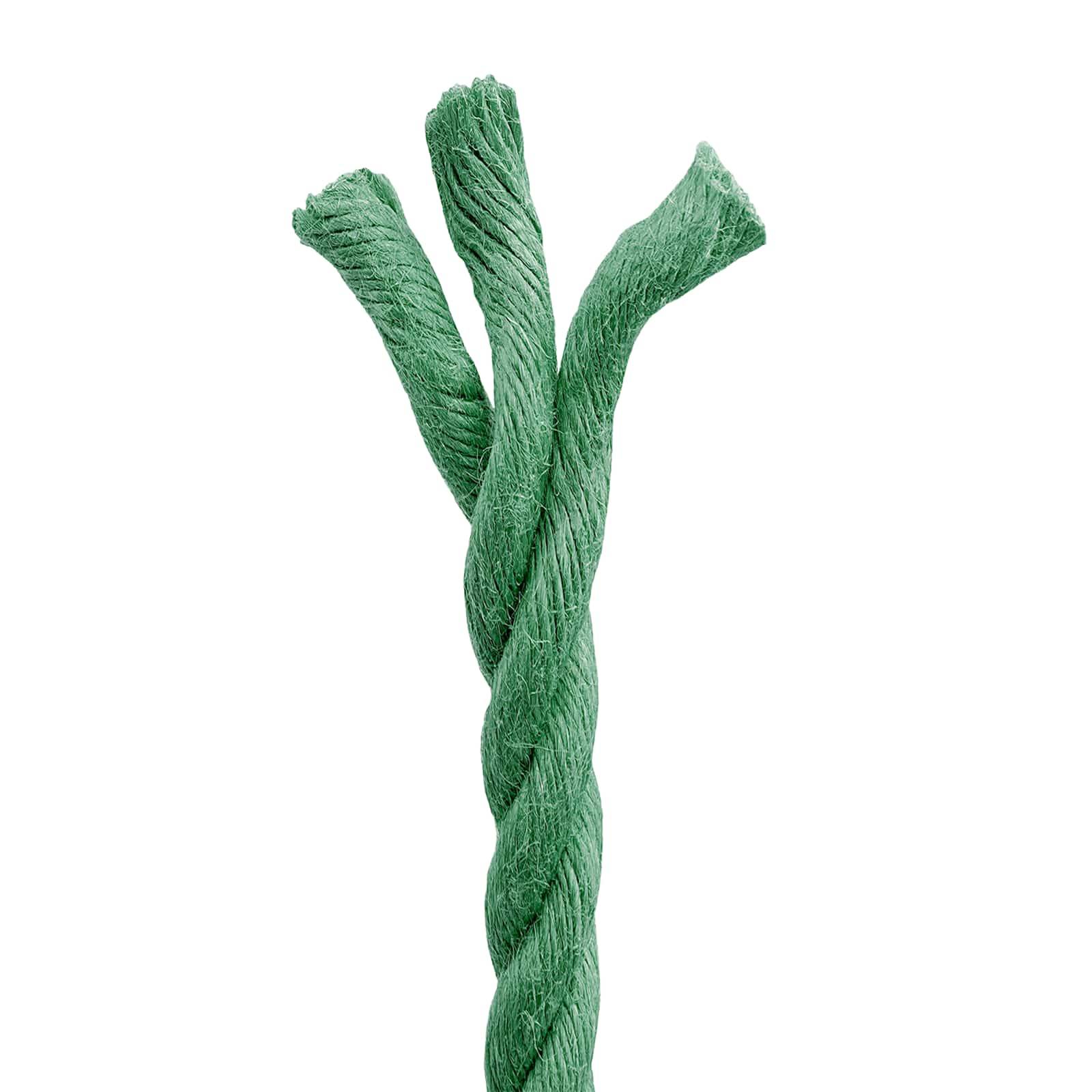 vidaXL Juteseil Grün 100% Tossa Jute