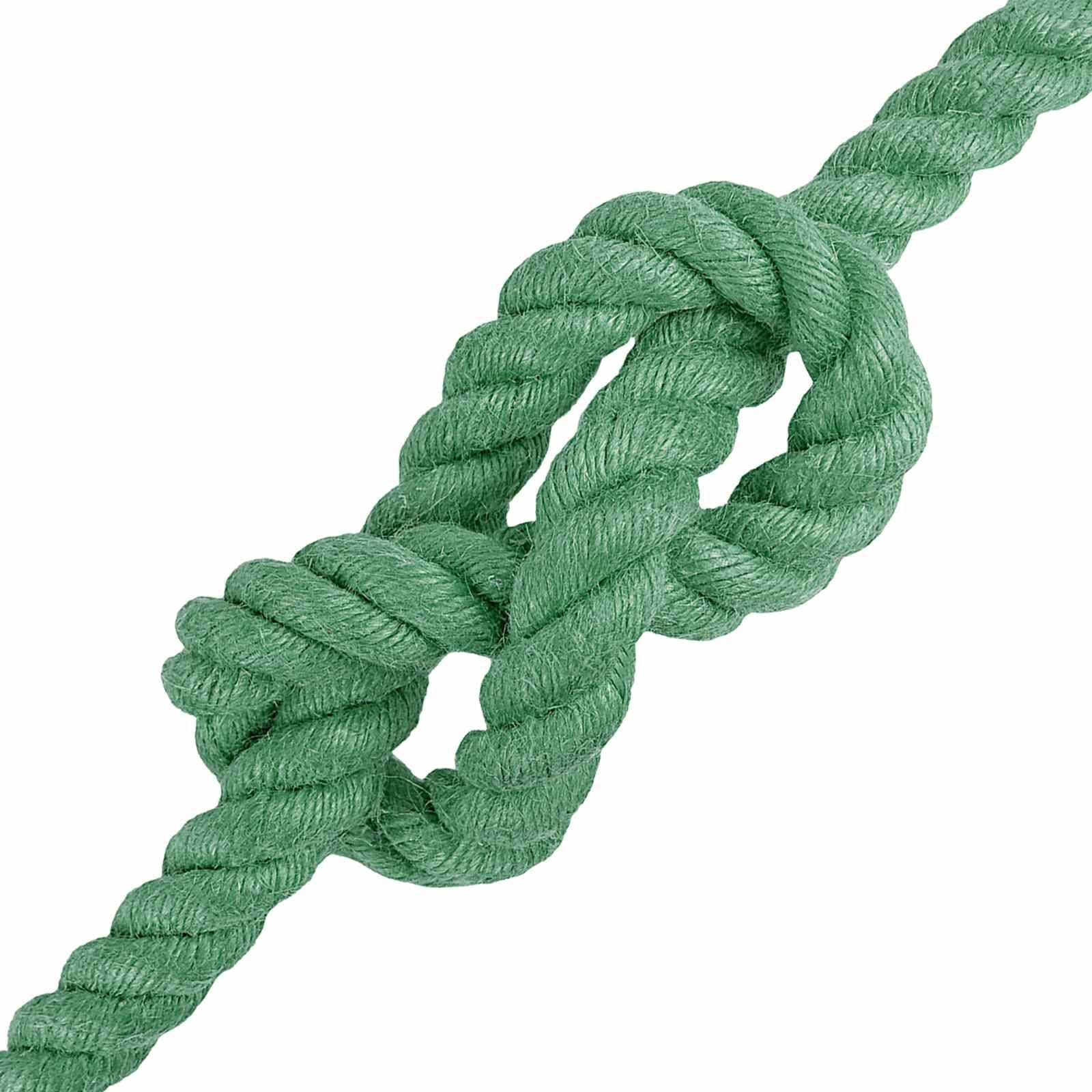 vidaXL Juteseil Grün 100% Tossa Jute
