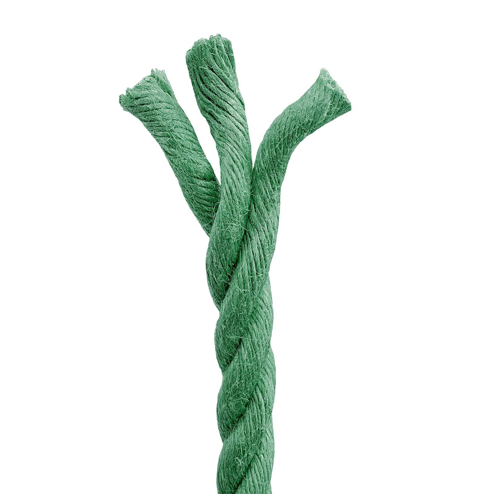 vidaXL Juteseil Grün 100% Tossa Jute