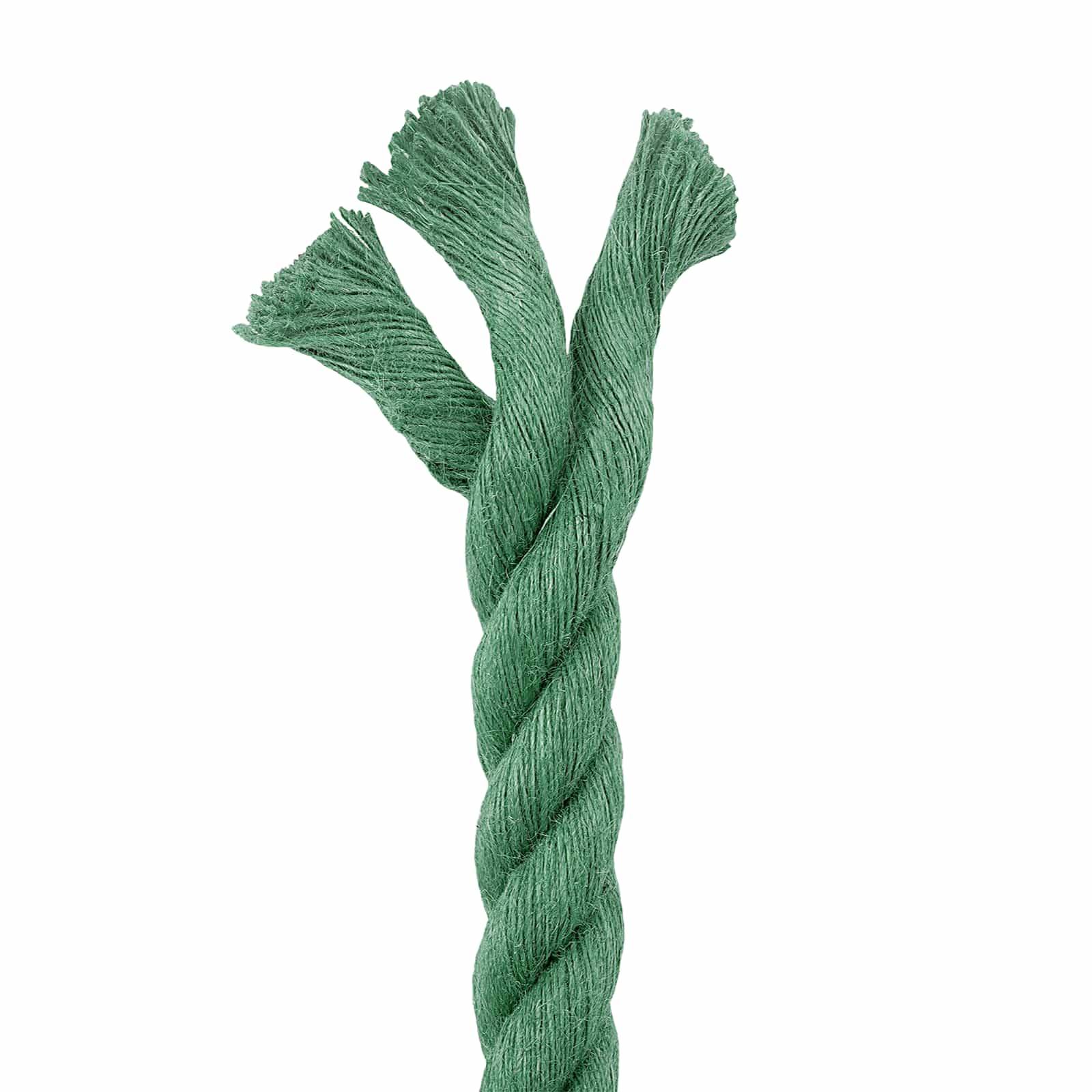 vidaXL Juteseil Grün 100% Tossa Jute