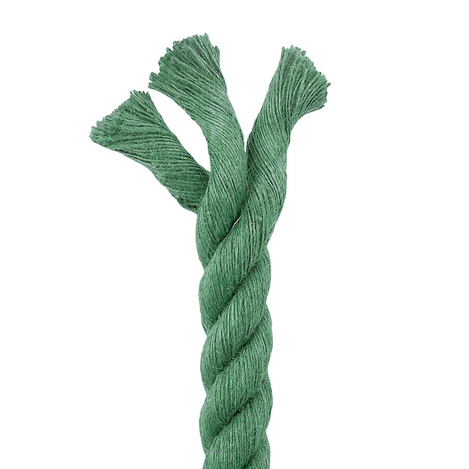 vidaXL Juteseil Grün 100% Tossa Jute