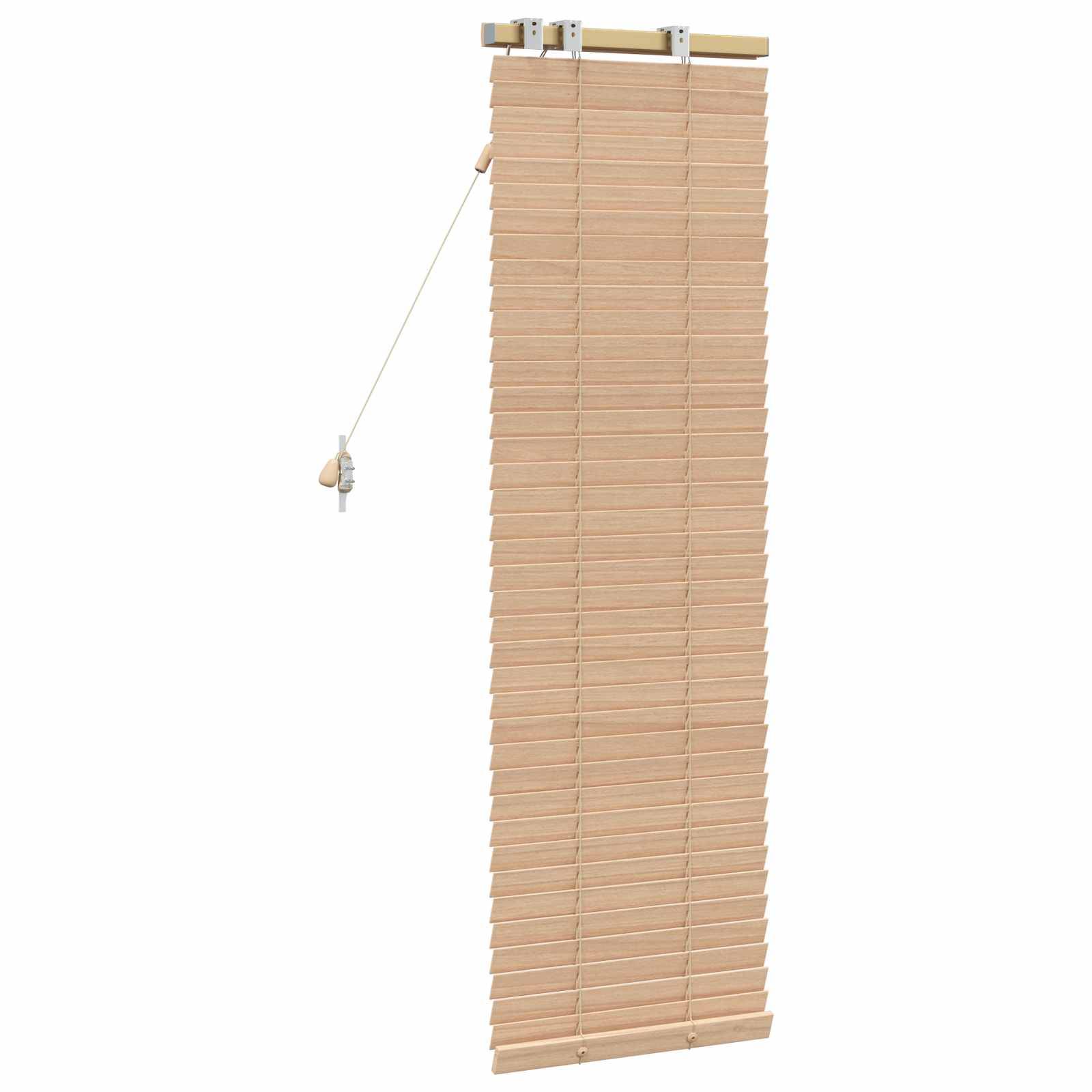 vidaXL Jalousie Eichenoptik 40 x 130 cm 35 mm Massives Paulownia-Holz