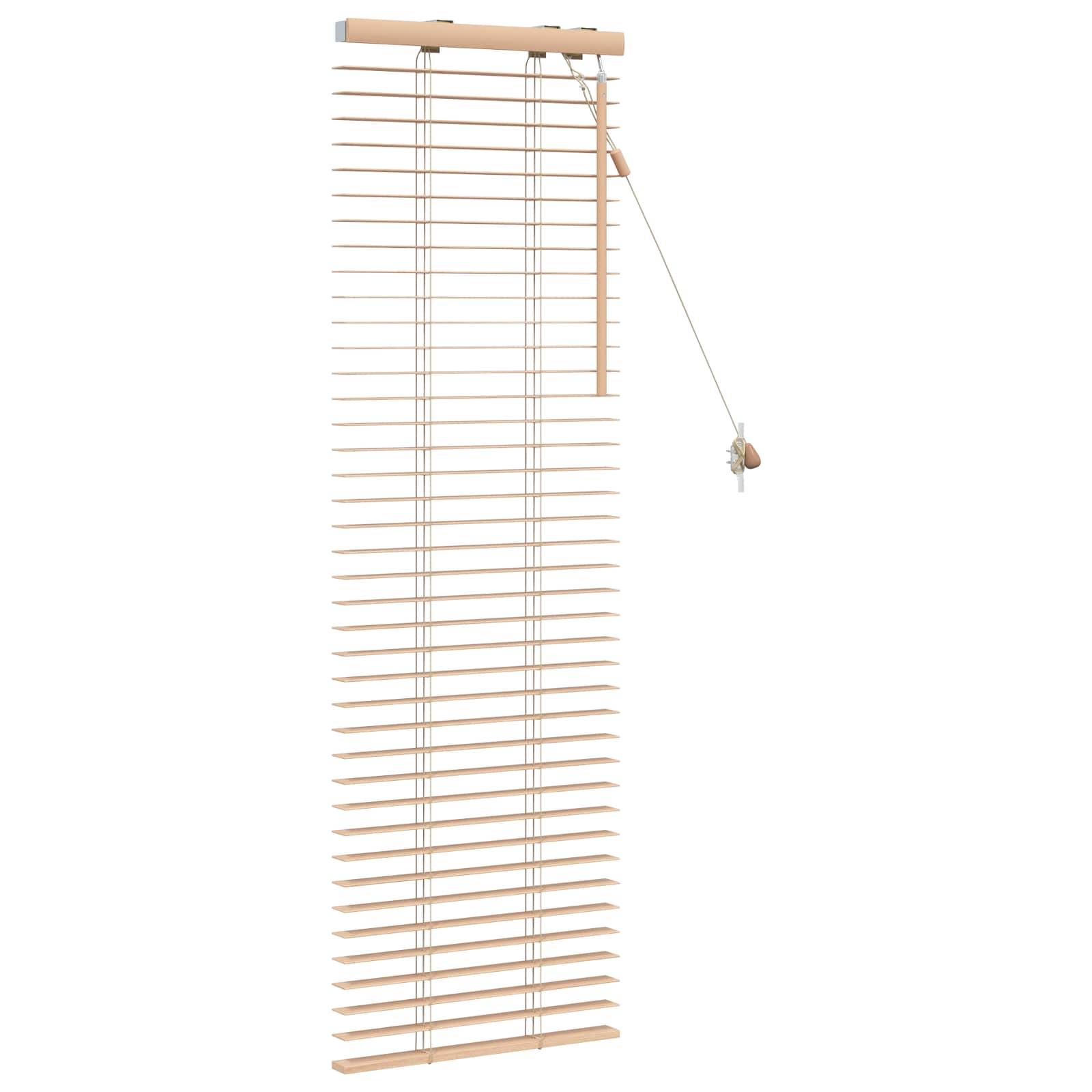 vidaXL Jalousie Eichenoptik 40 x 130 cm 35 mm Massives Paulownia-Holz