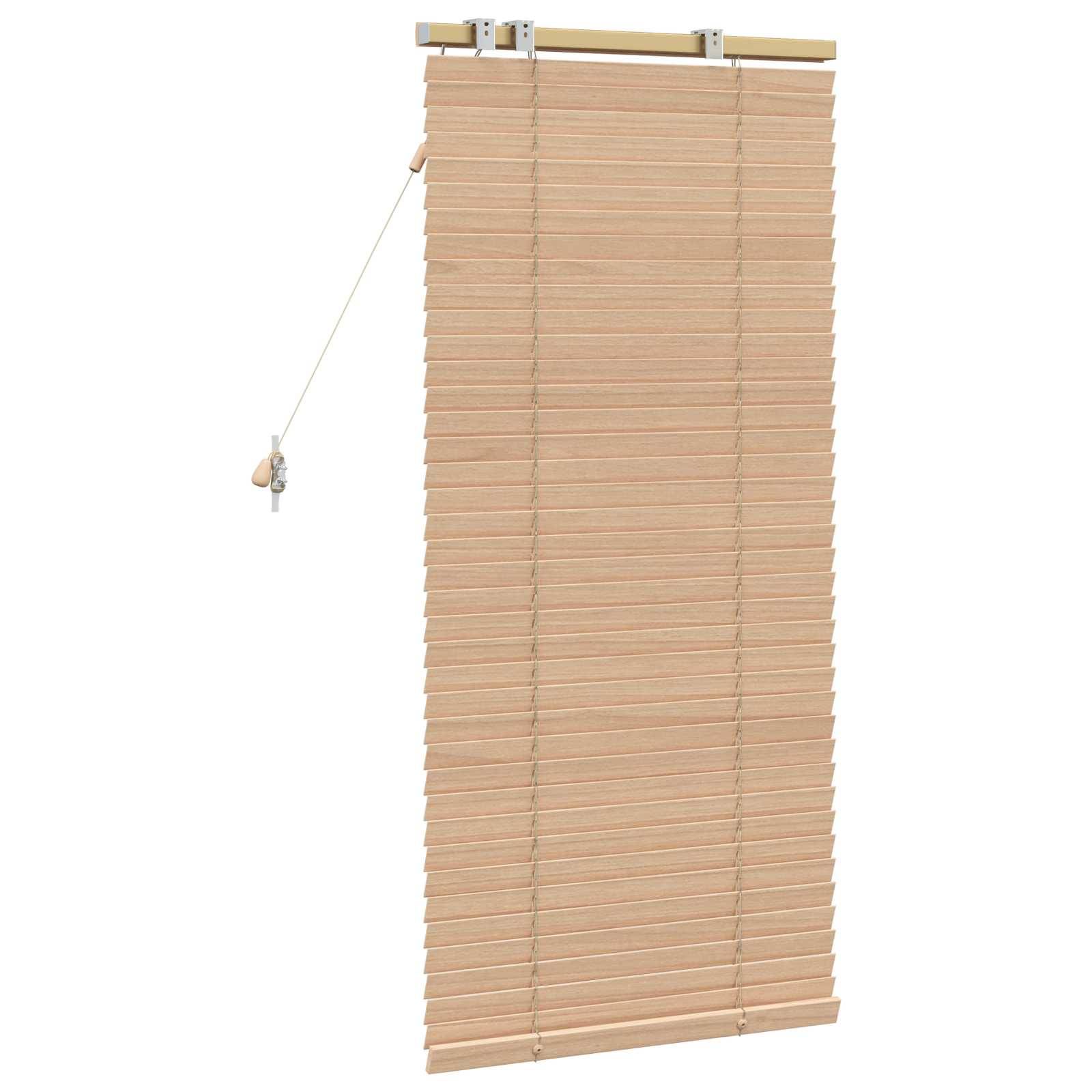 vidaXL Jalousie Eichenoptik 55 x 130 cm 35 mm Massives Paulownia-Holz