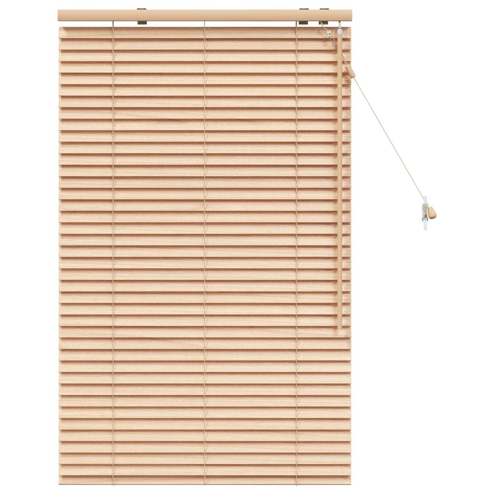 vidaXL Jalousie Eichenoptik 85 x 130 cm 35 mm Massives Paulownia-Holz
