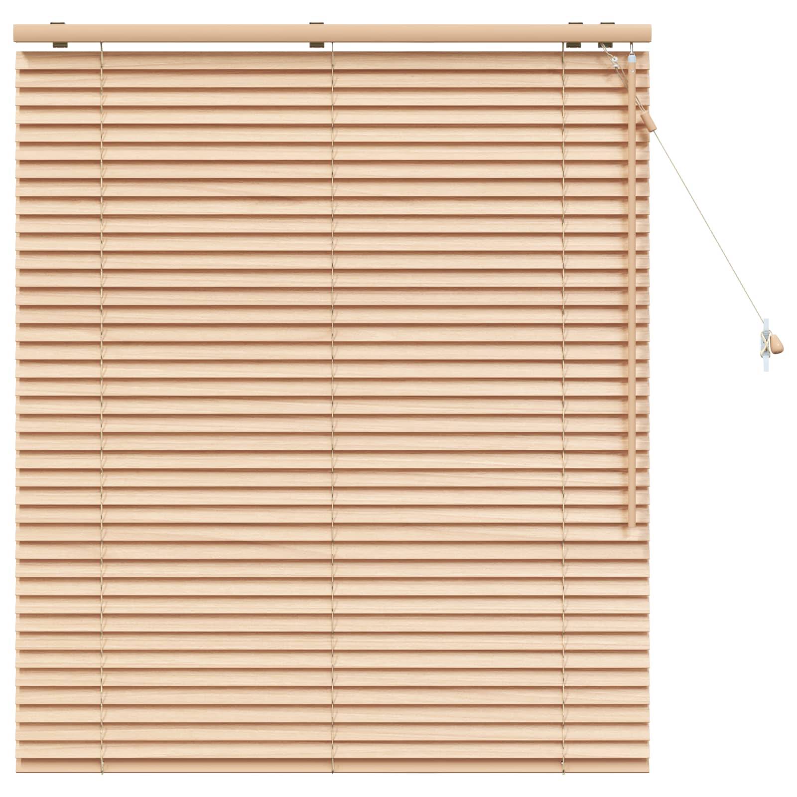 vidaXL Jalousie Eichenoptik 100 x 130 cm 35 mm Massives Paulownia-Holz