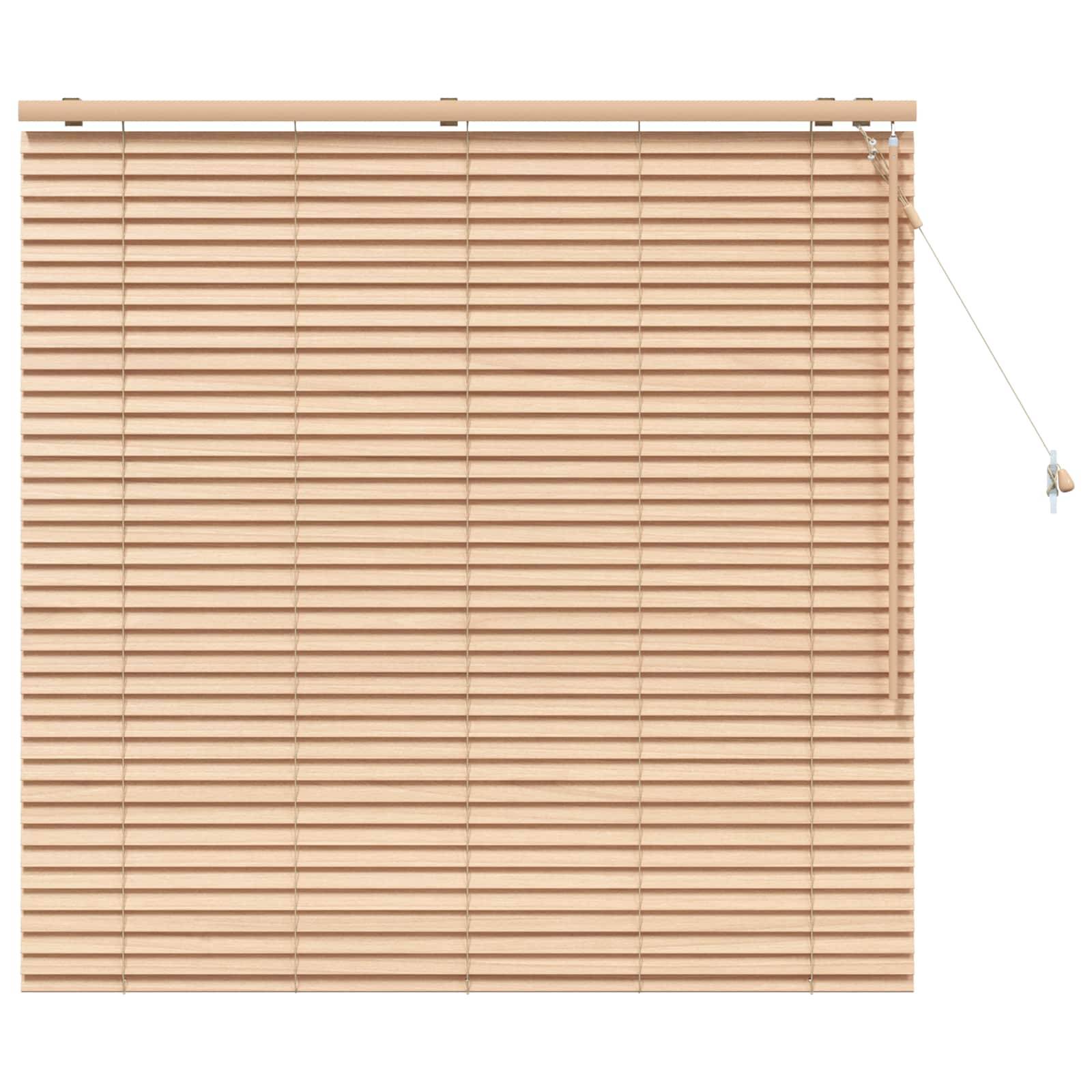 vidaXL Jalousie Eichenoptik 135 x 130 cm 35 mm Massives Paulownia-Holz