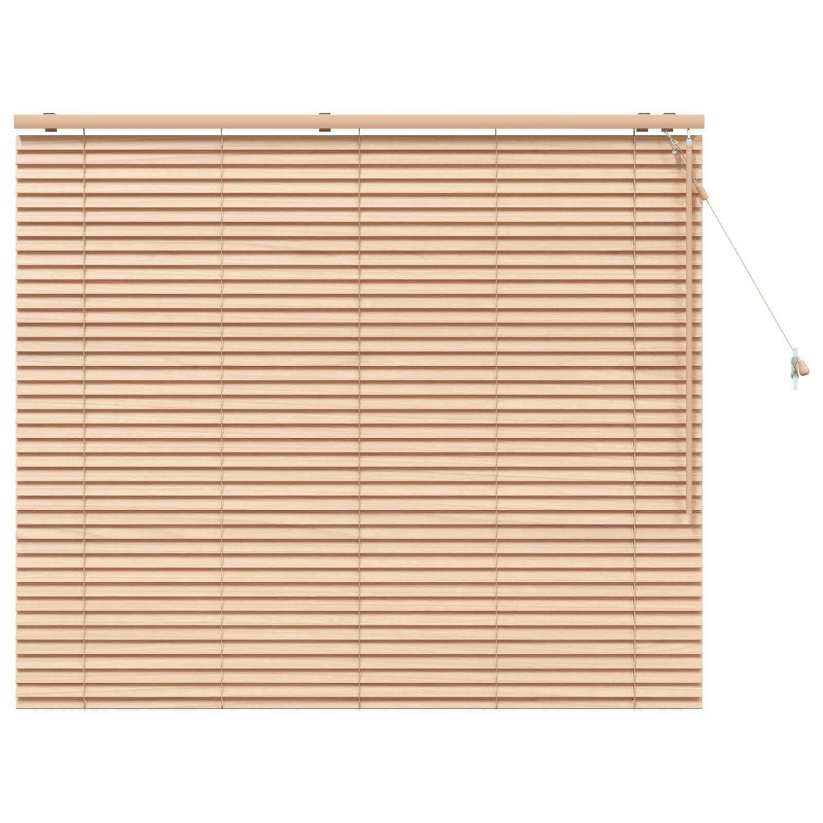 vidaXL Jalousie Eichenoptik 145 x 130 cm 35 mm Massives Paulownia-Holz