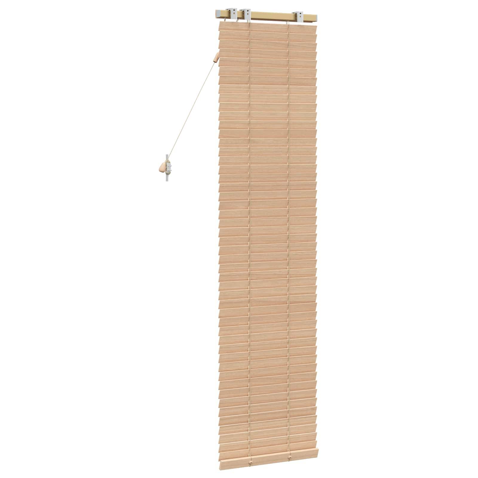 vidaXL Jalousie Eichenoptik 40 x 160 cm 35 mm Massives Paulownia-Holz