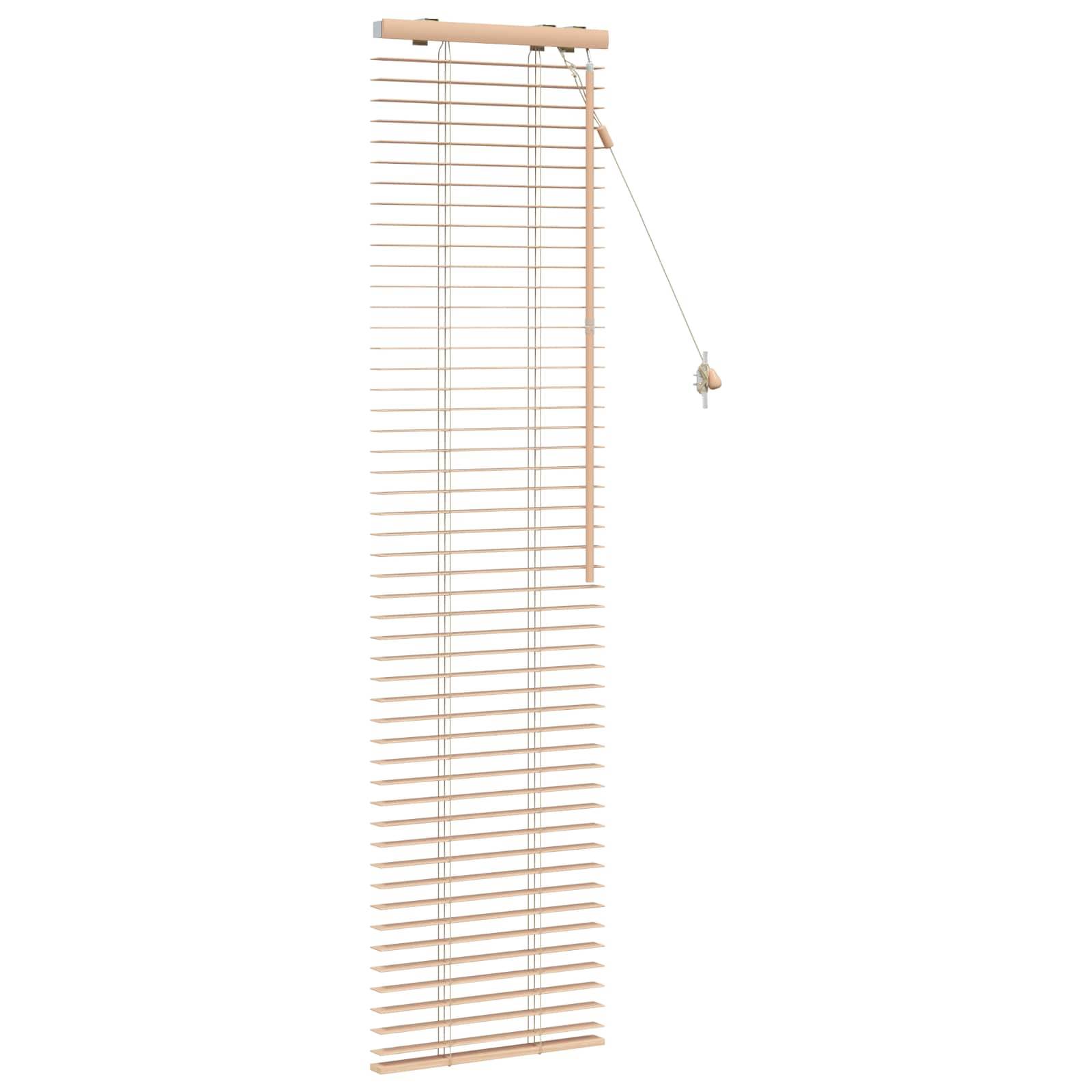 vidaXL Jalousie Eichenoptik 40 x 160 cm 35 mm Massives Paulownia-Holz