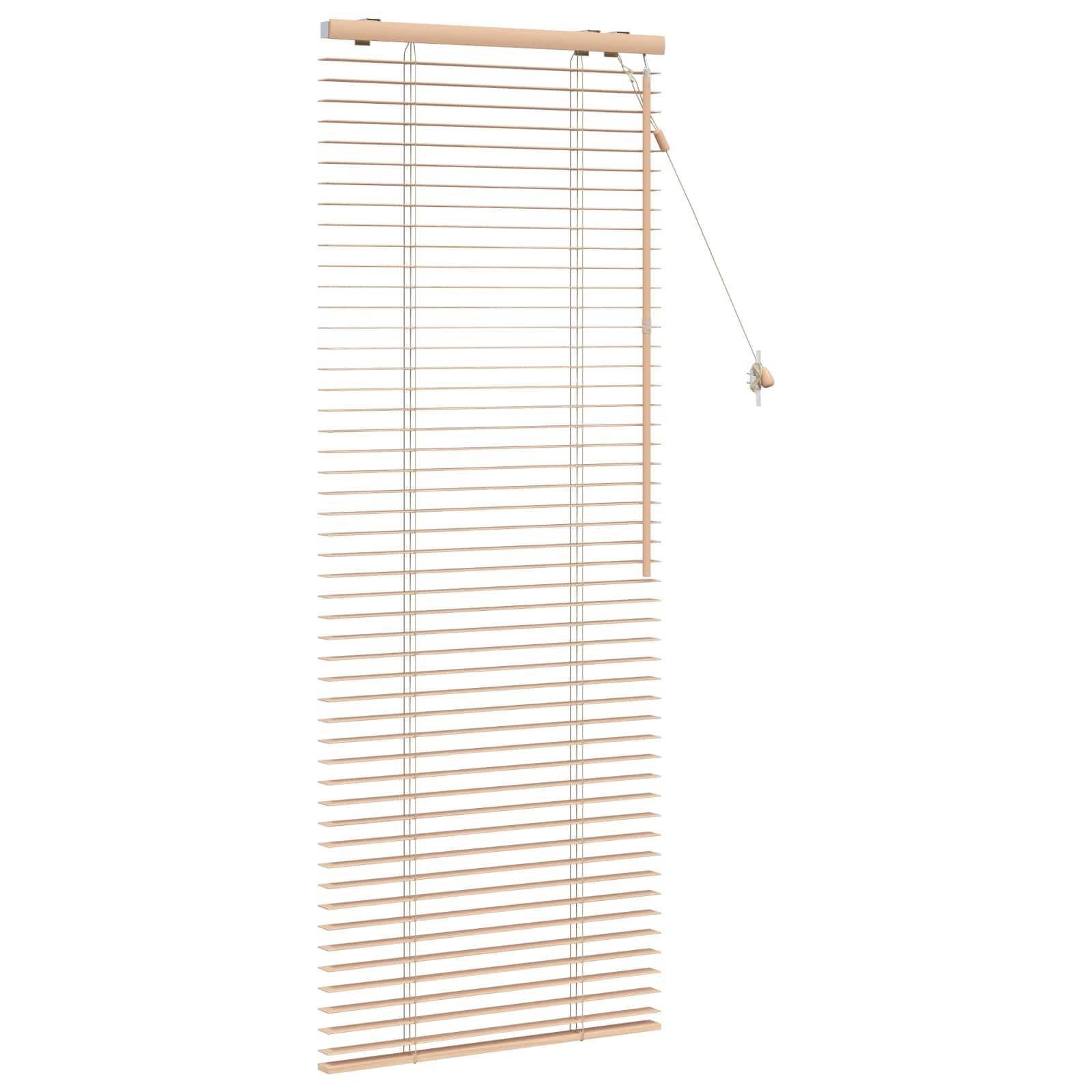 vidaXL Jalousie Eichenoptik 55 x 160 cm 35 mm Massives Paulownia-Holz