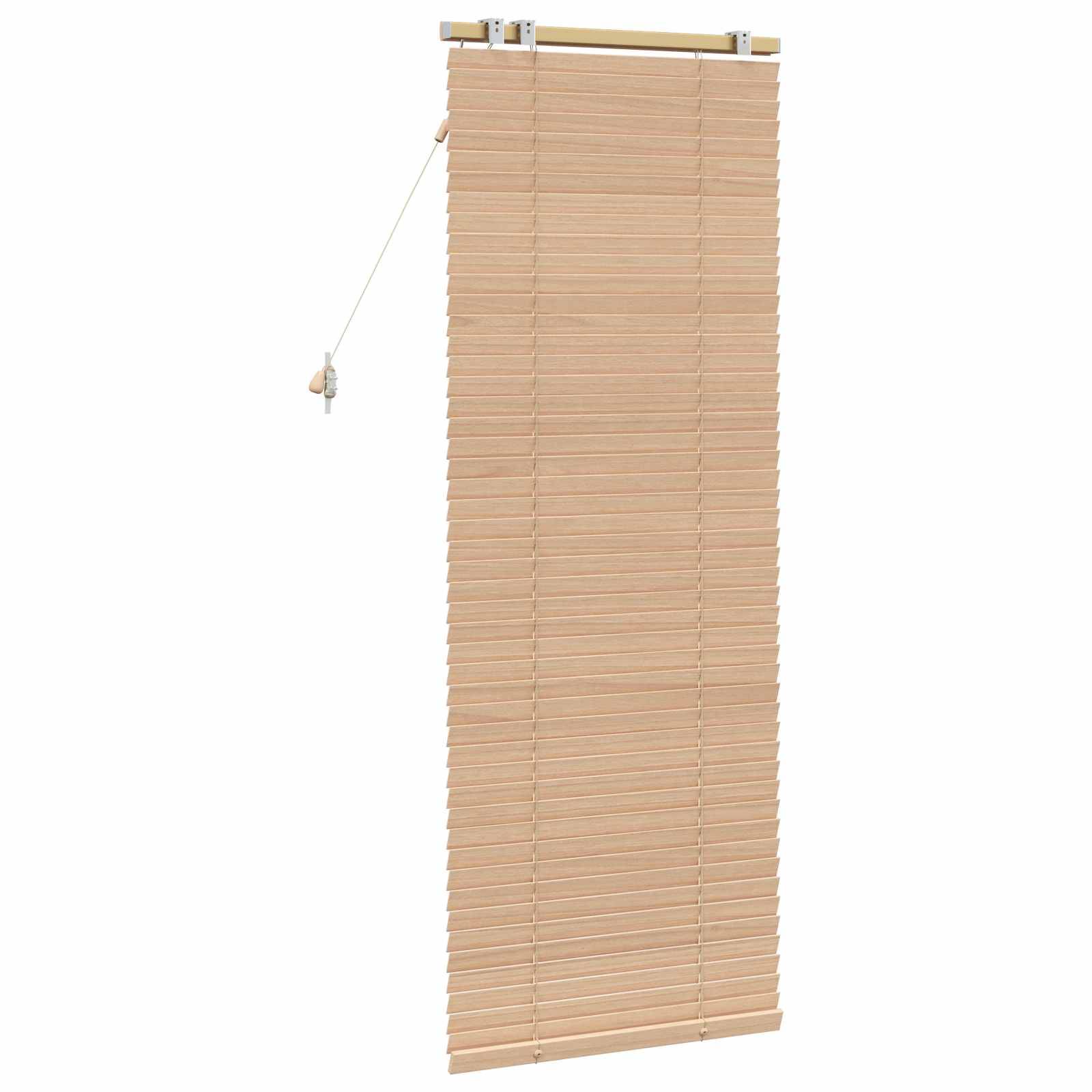 vidaXL Jalousie Eichenoptik 55 x 160 cm 35 mm Massives Paulownia-Holz