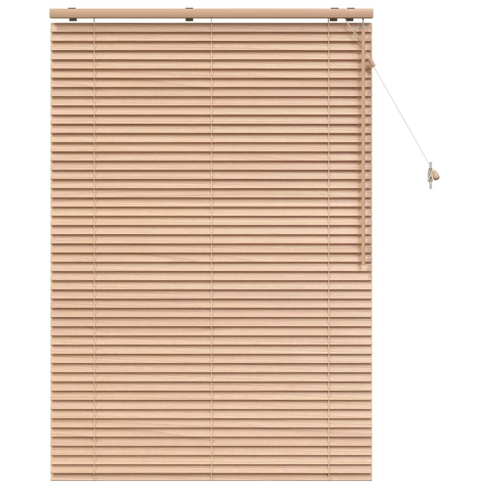 vidaXL Jalousie Eichenoptik 100 x 160 cm 35 mm Massives Paulownia-Holz
