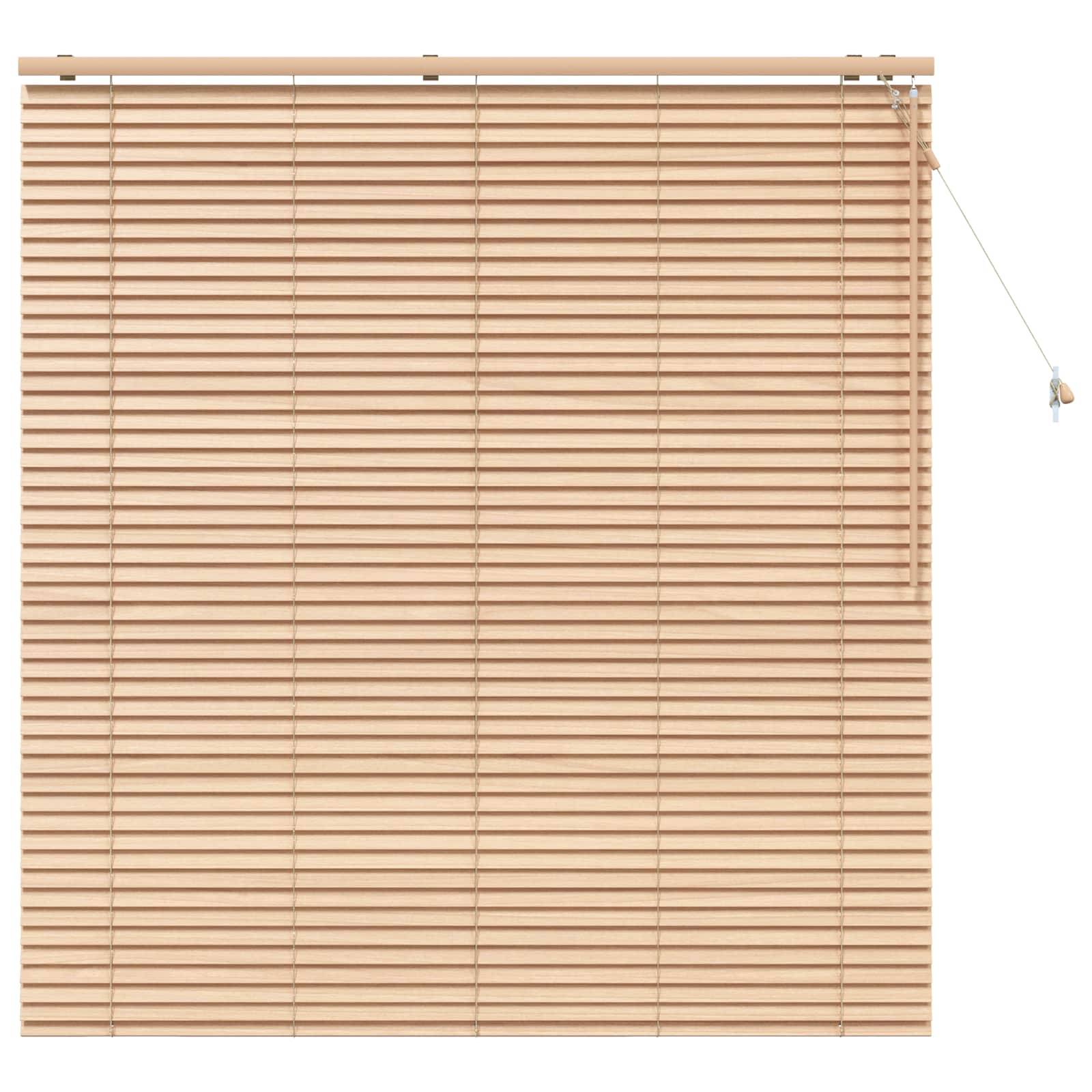 vidaXL Jalousie Eichenoptik 145 x 160 cm 35 mm Massives Paulownia-Holz