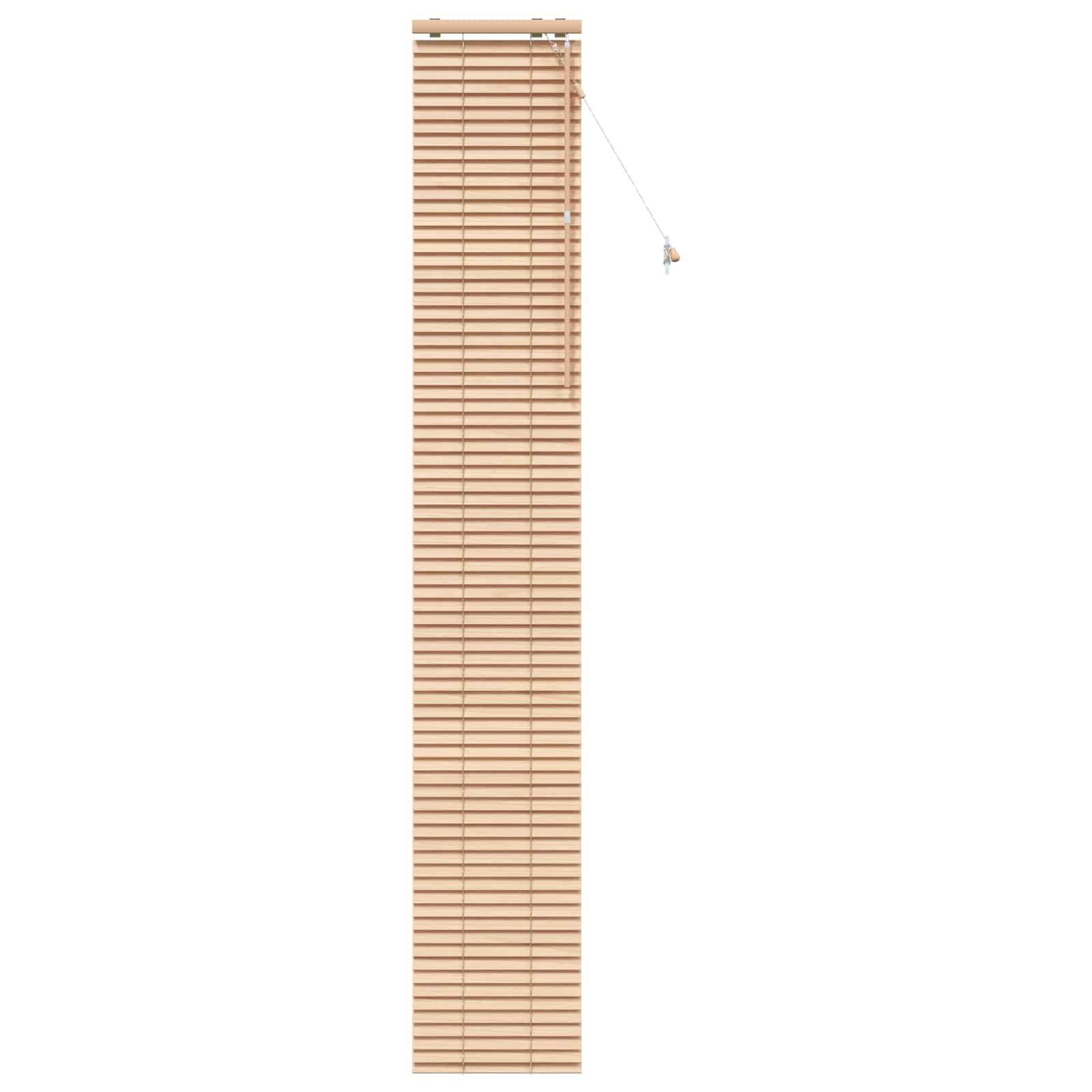 vidaXL Jalousie Eichenoptik 40 x 250 cm 35 mm Massives Paulownia-Holz
