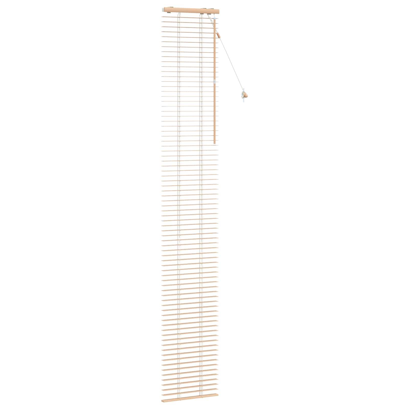vidaXL Jalousie Eichenoptik 40 x 250 cm 35 mm Massives Paulownia-Holz