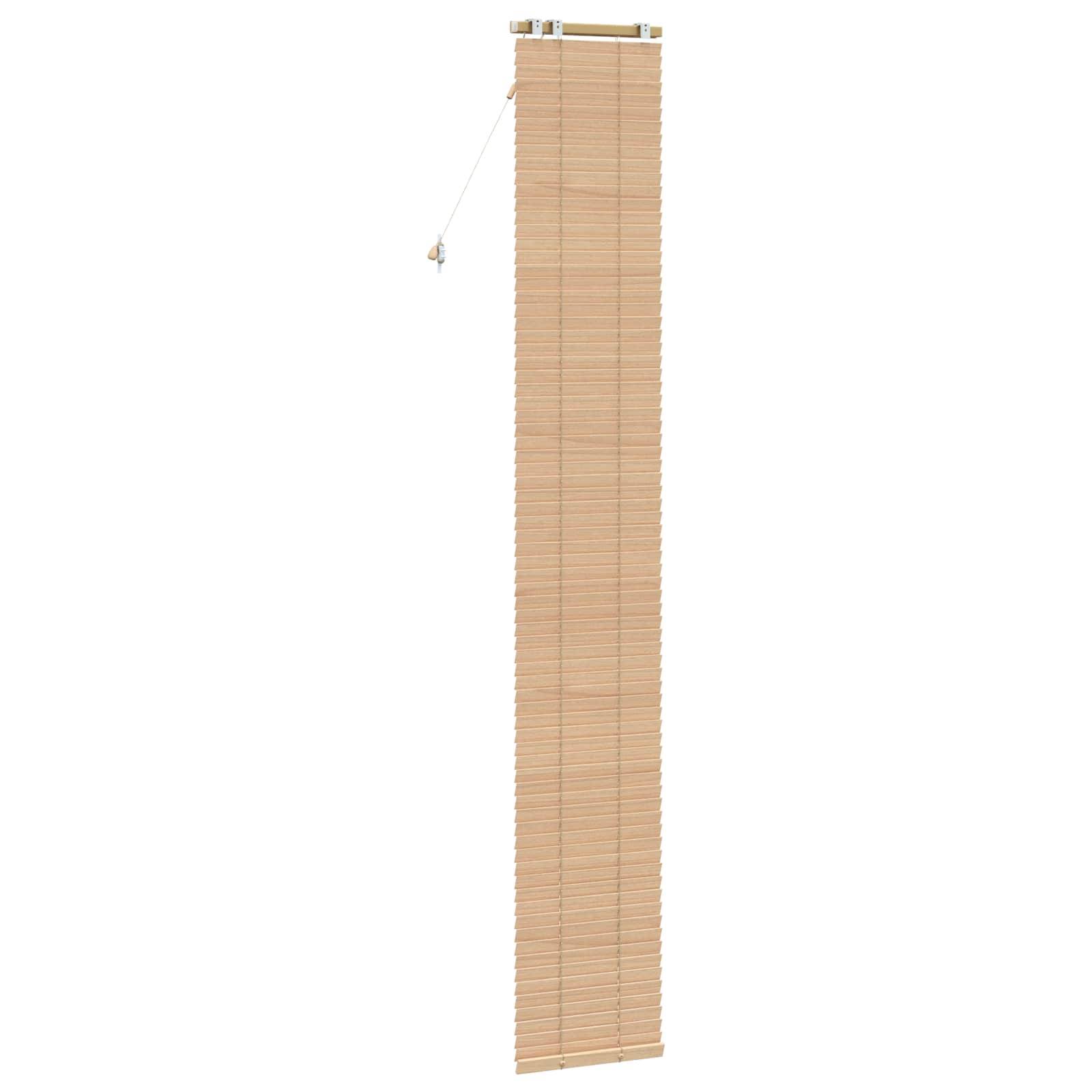 vidaXL Jalousie Eichenoptik 40 x 250 cm 35 mm Massives Paulownia-Holz