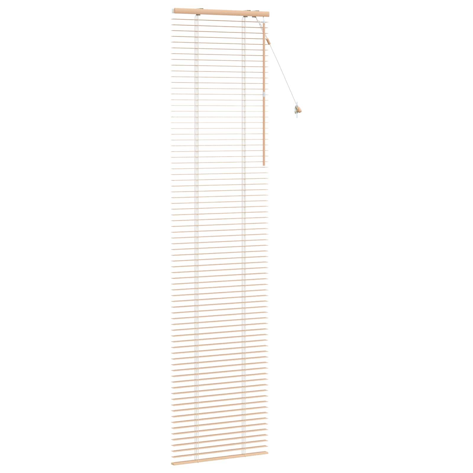 vidaXL Jalousie Eichenoptik 60 x 250 cm 35 mm Massives Paulownia-Holz