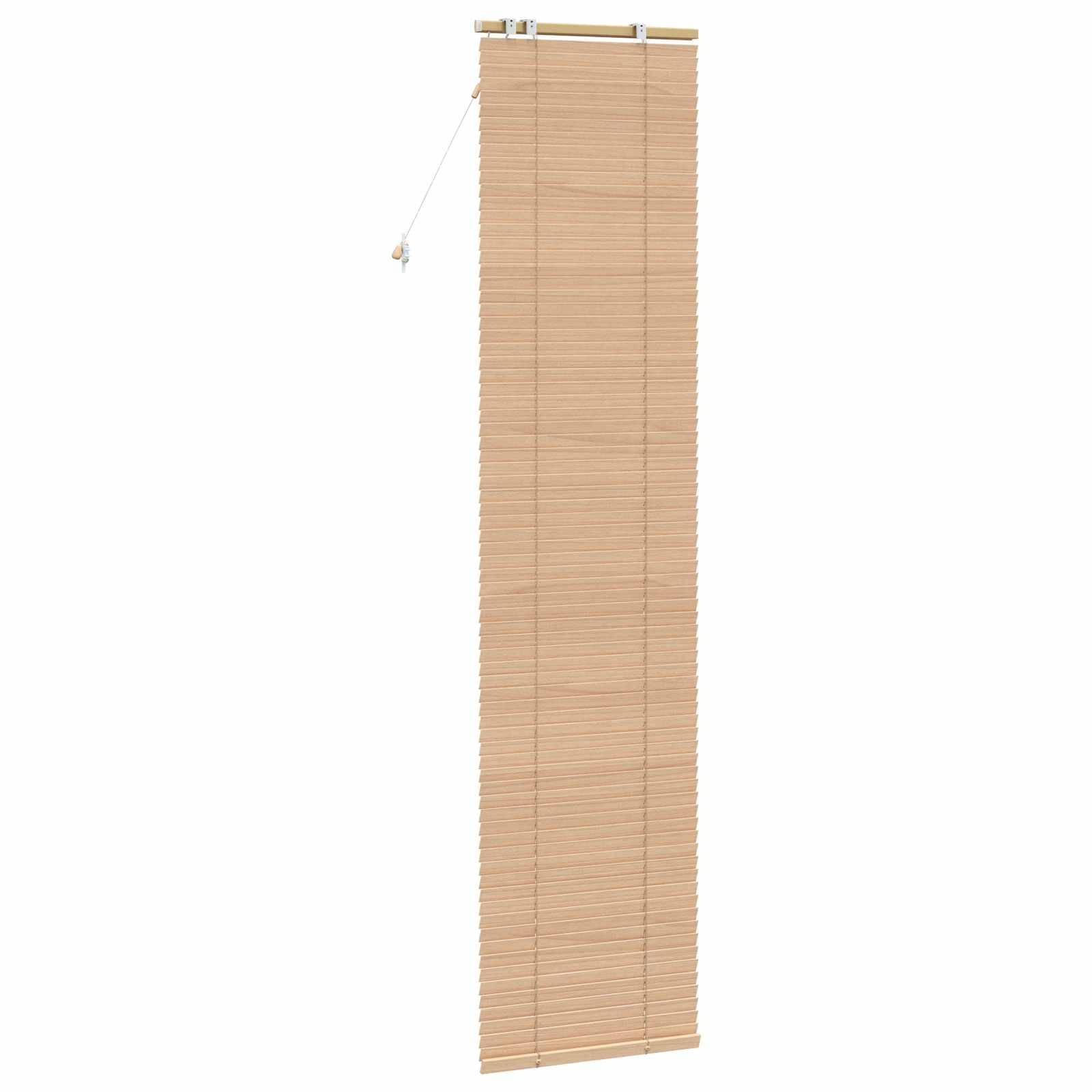 vidaXL Jalousie Eichenoptik 60 x 250 cm 35 mm Massives Paulownia-Holz