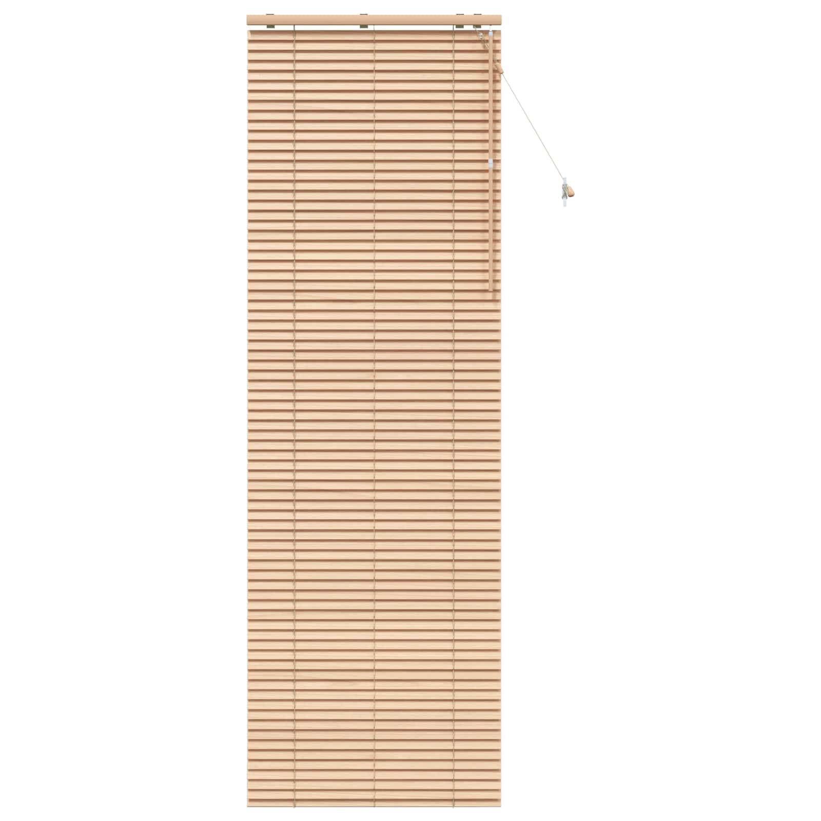 vidaXL Jalousie Eichenoptik 70 x 250 cm 35 mm Massives Paulownia-Holz