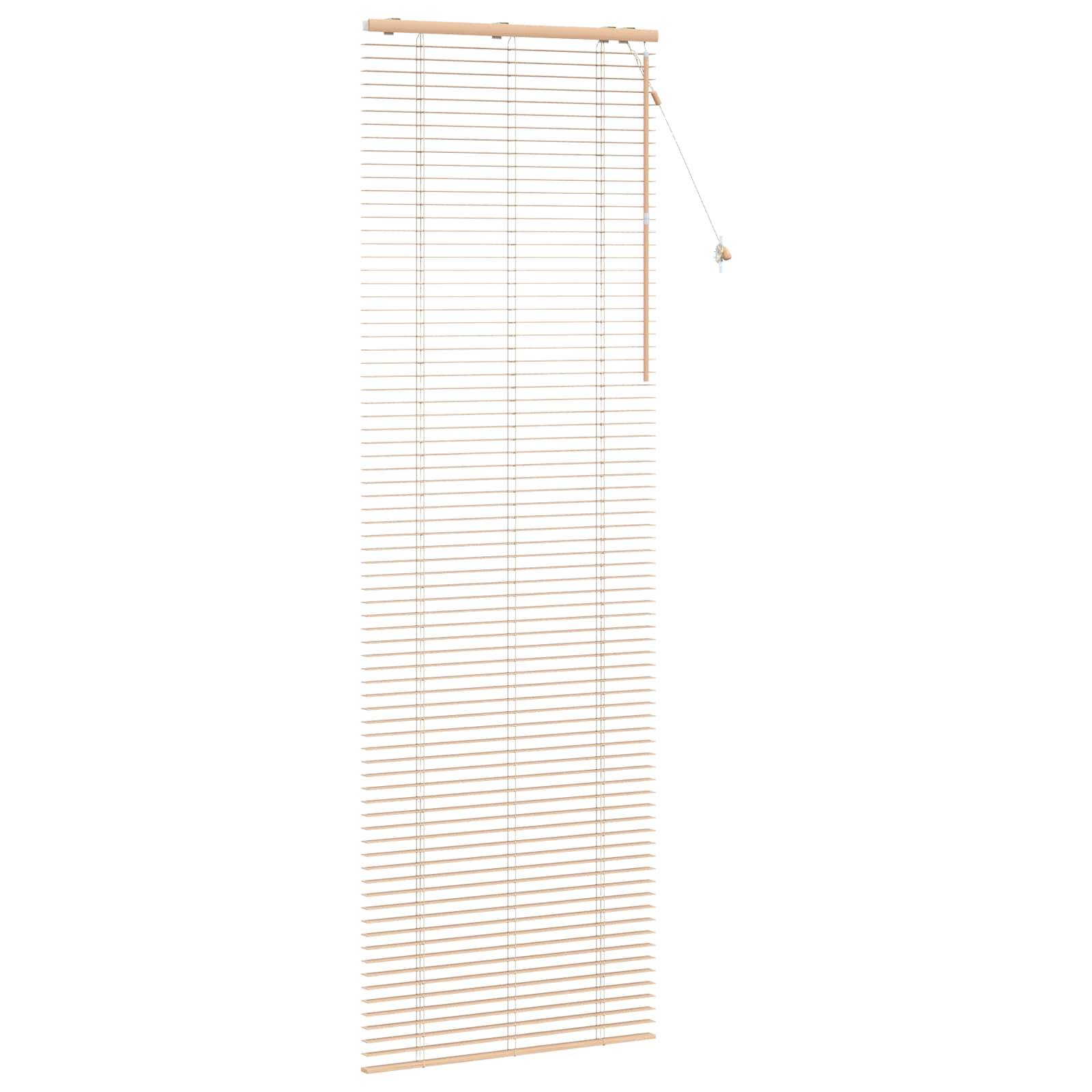 vidaXL Jalousie Eichenoptik 70 x 250 cm 35 mm Massives Paulownia-Holz