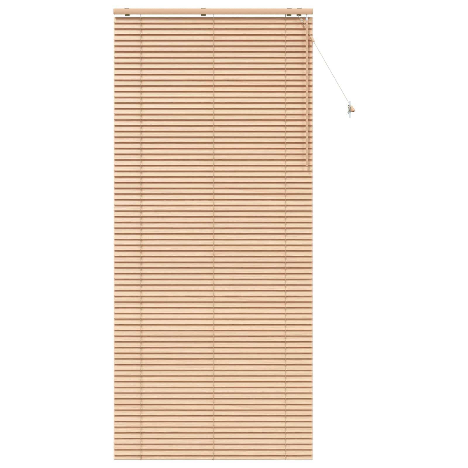 vidaXL Jalousie Eichenoptik 100 x 250 cm 35 mm Massives Paulownia-Holz