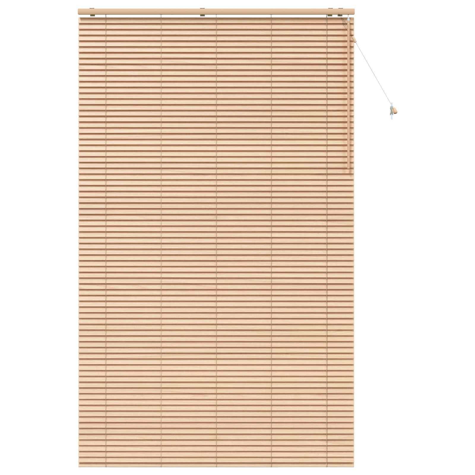 vidaXL Jalousie Eichenoptik 145 x 250 cm 35 mm Massives Paulownia-Holz