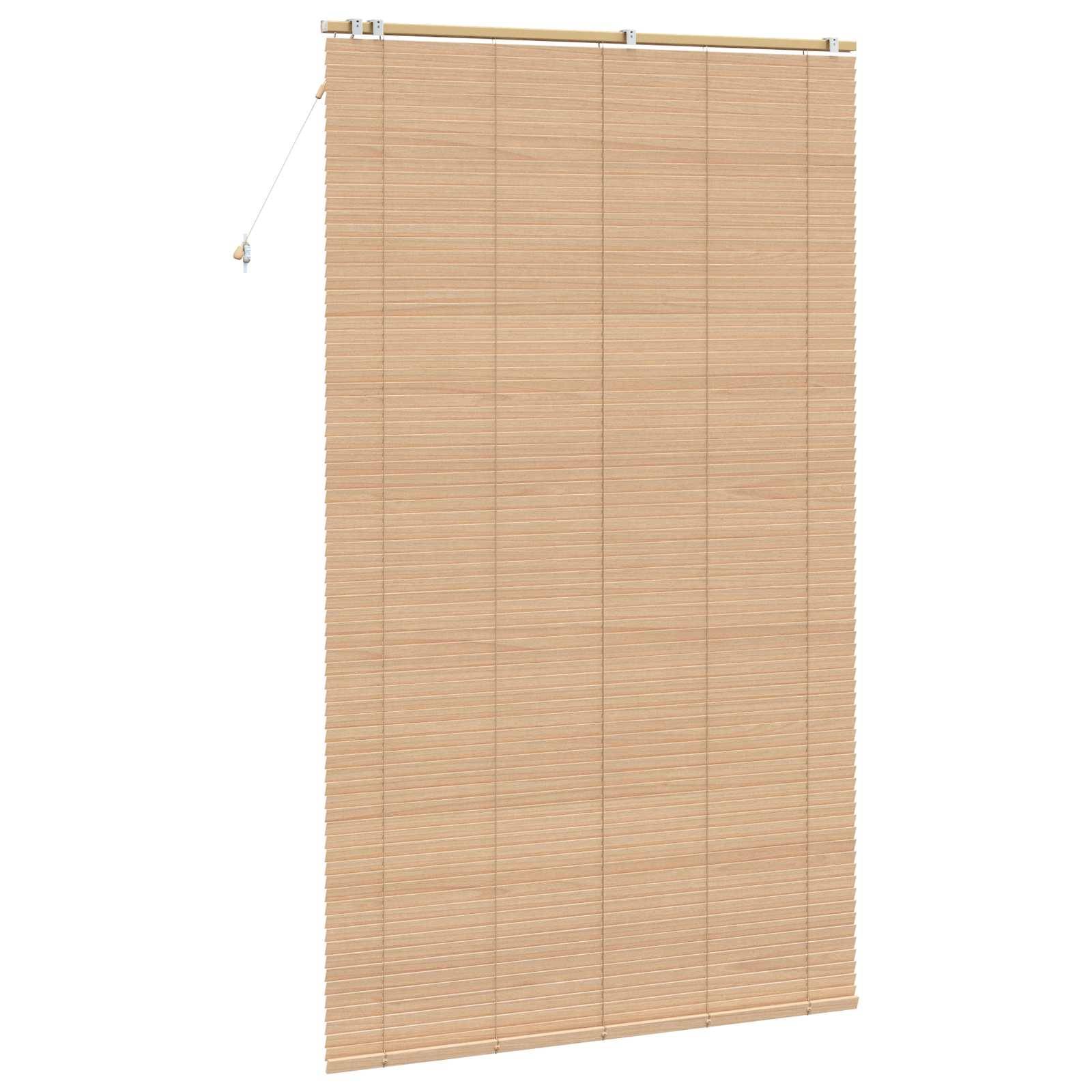 vidaXL Jalousie Eichenoptik 145 x 250 cm 35 mm Massives Paulownia-Holz