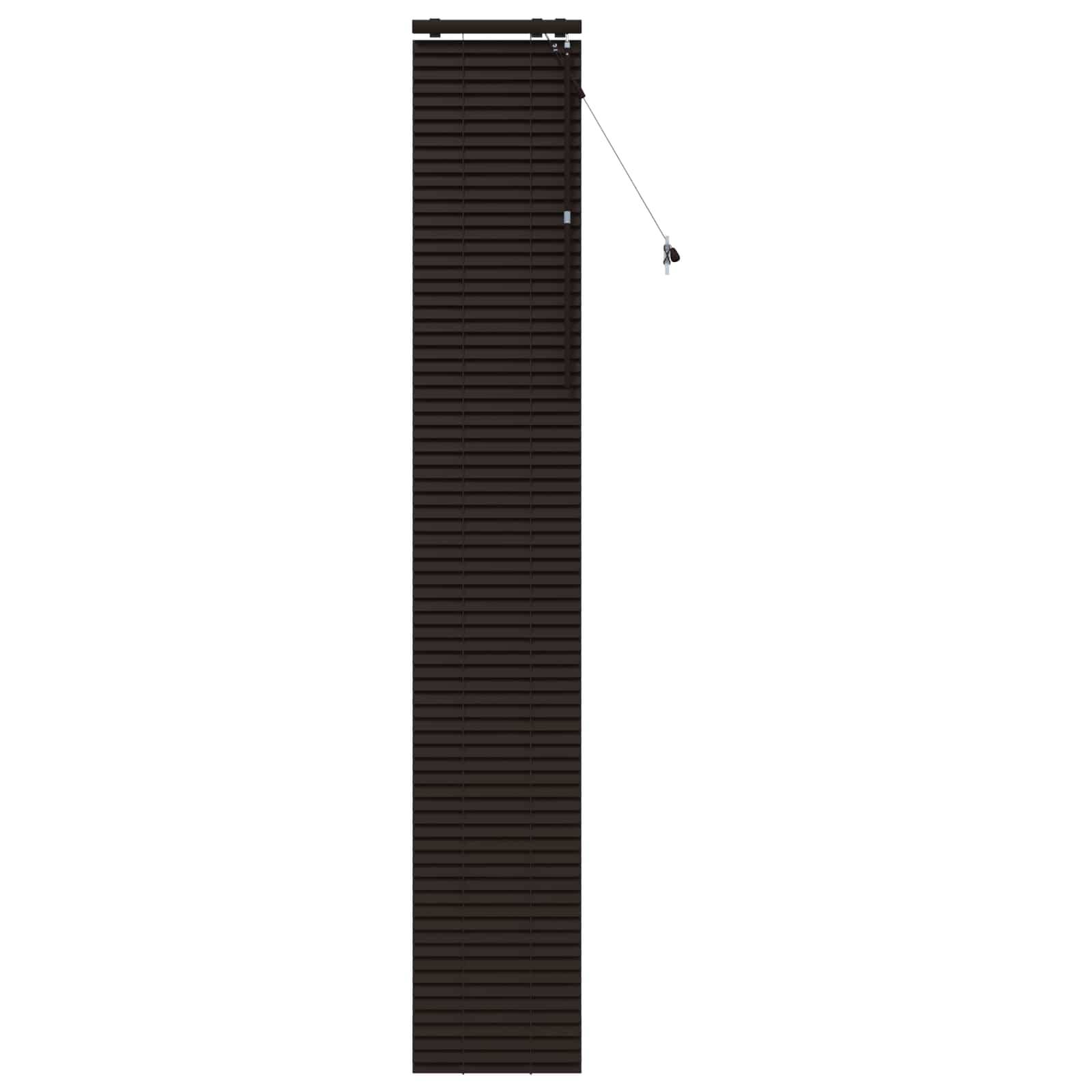 vidaXL Jalousie Dunkelbraun 40 x 250 cm 35 mm Massives Paulownia-Holz