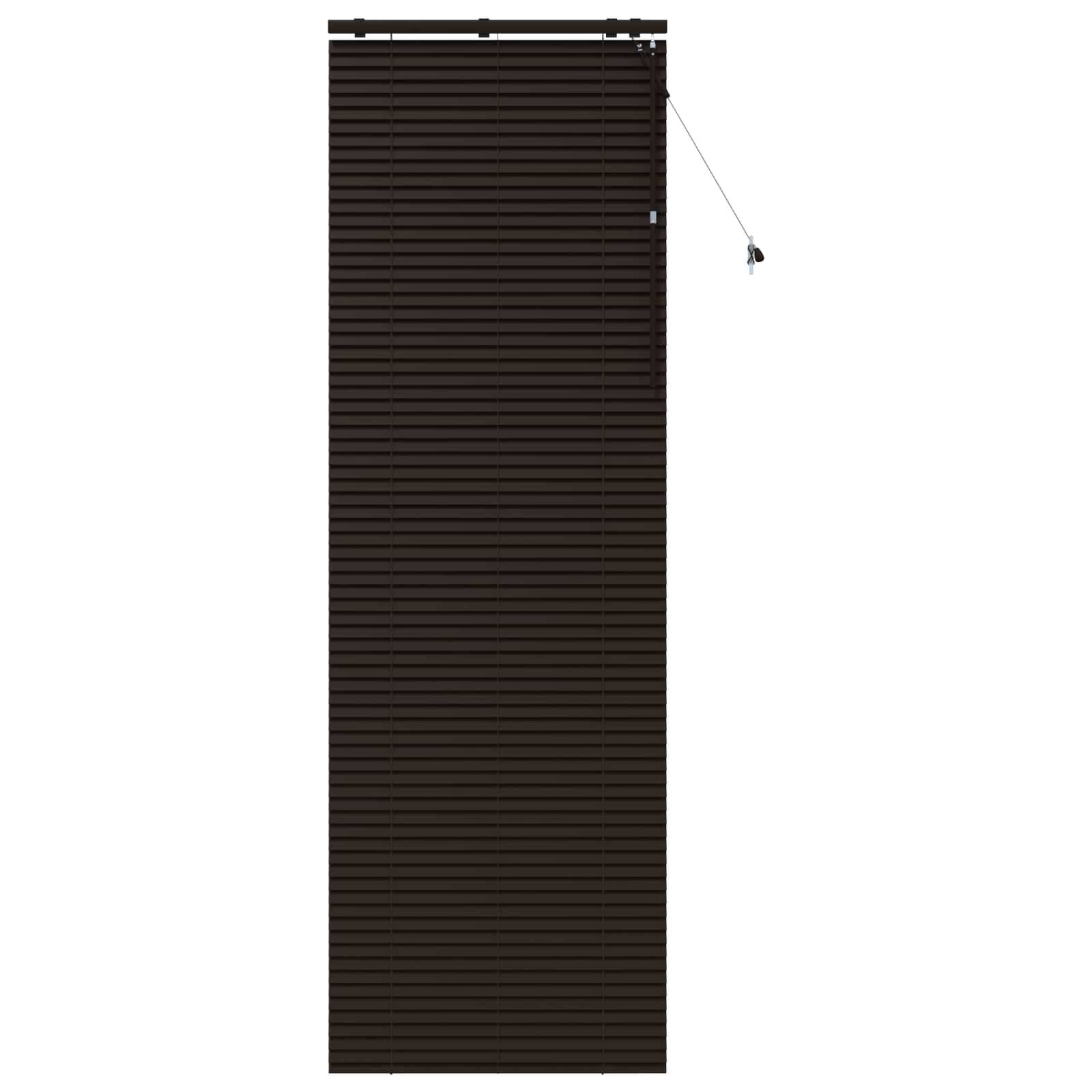 vidaXL Jalousie Dunkelbraun 70 x 250 cm 35 mm Massives Paulownia-Holz