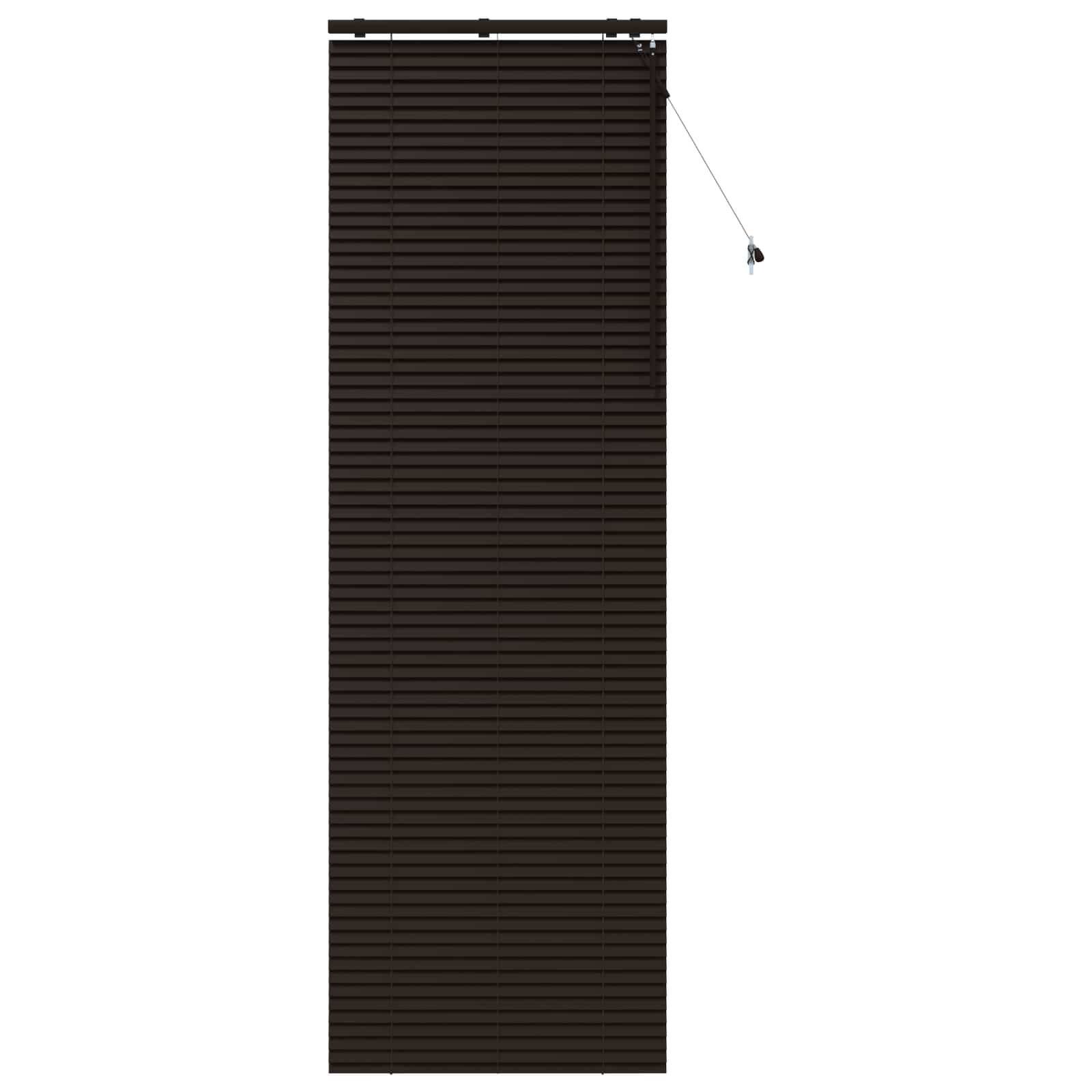 vidaXL Jalousie Dunkelbraun 85 x 250 cm 35 mm Massives Paulownia-Holz