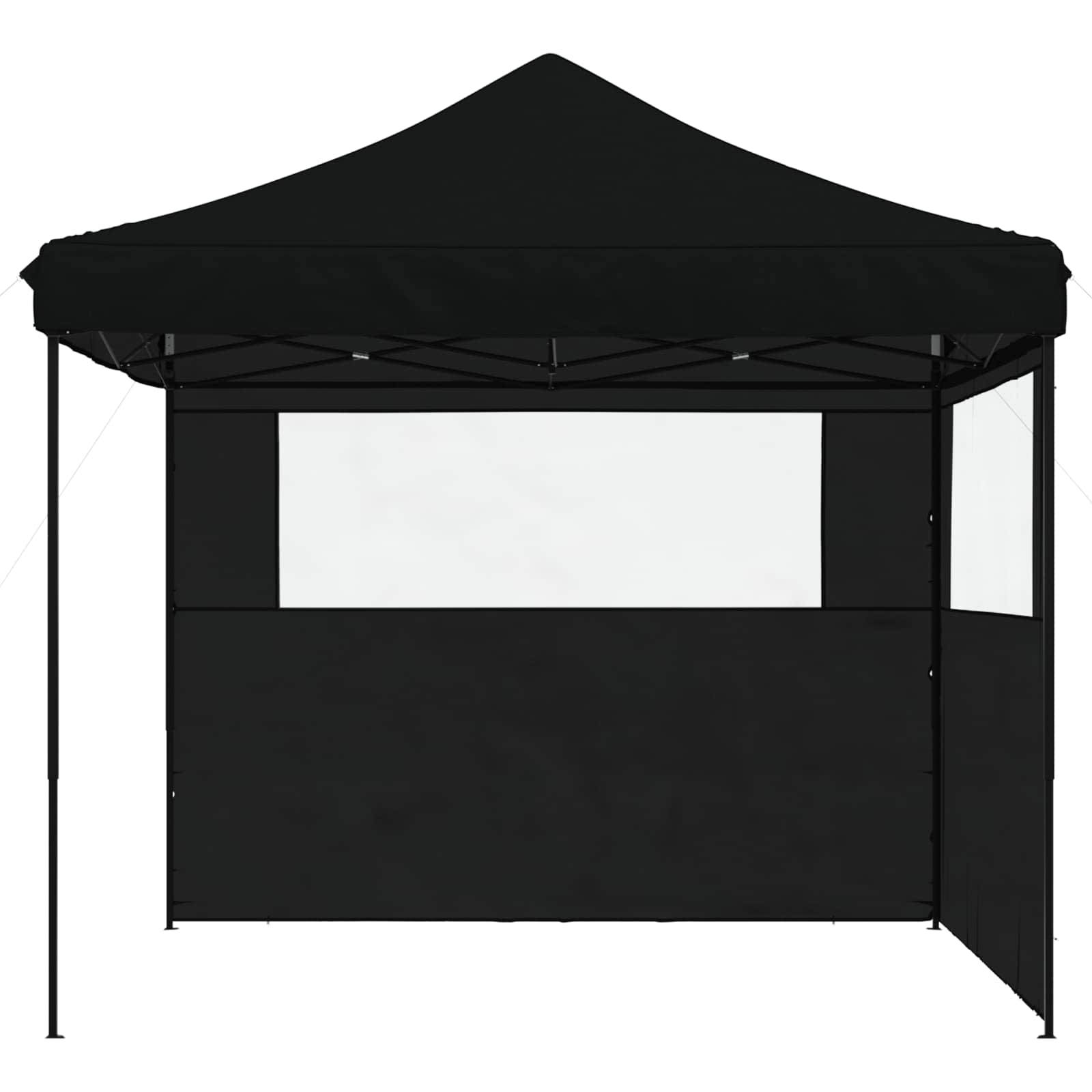 vidaXL Party-Zelt Schwarz 292 x 292 x 315 cm Oxford-Stoff