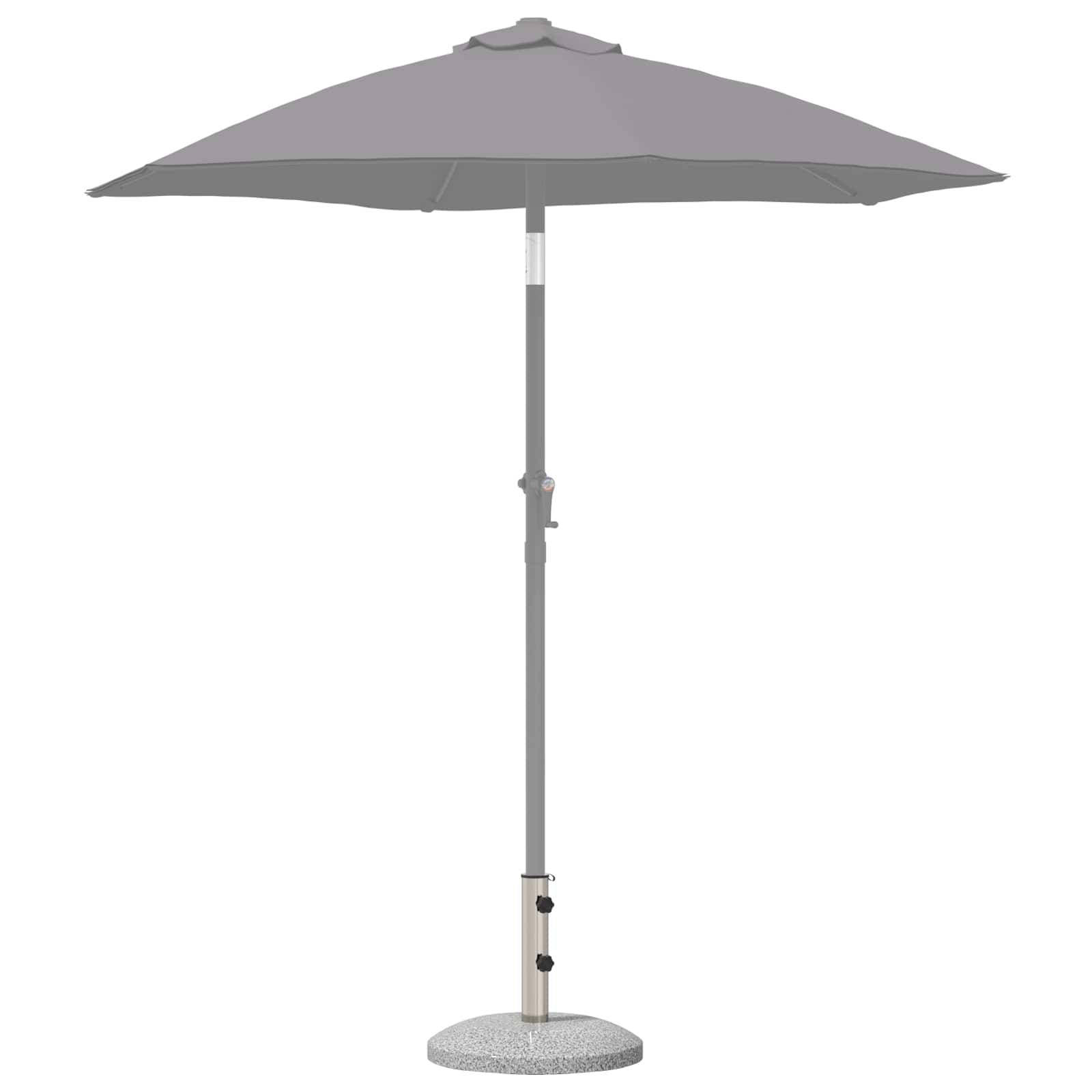 vidaXL Parasolbasis für 40-50 mm Pole 26.45 kg Grau for 40-50 mm Pole