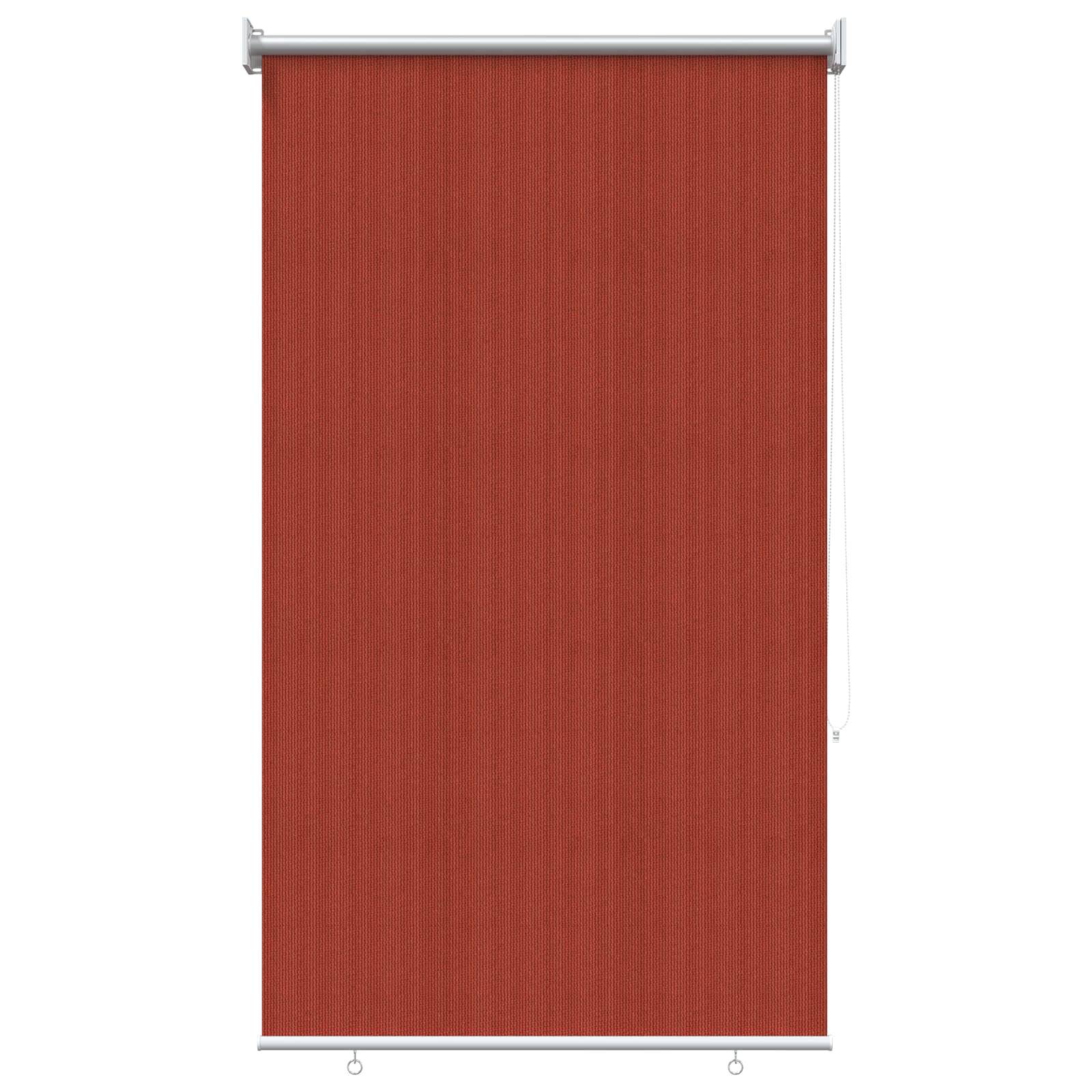 vidaXL Außenrollo 90% UV-Block Terrakotta 120 x 230 cm HDPE