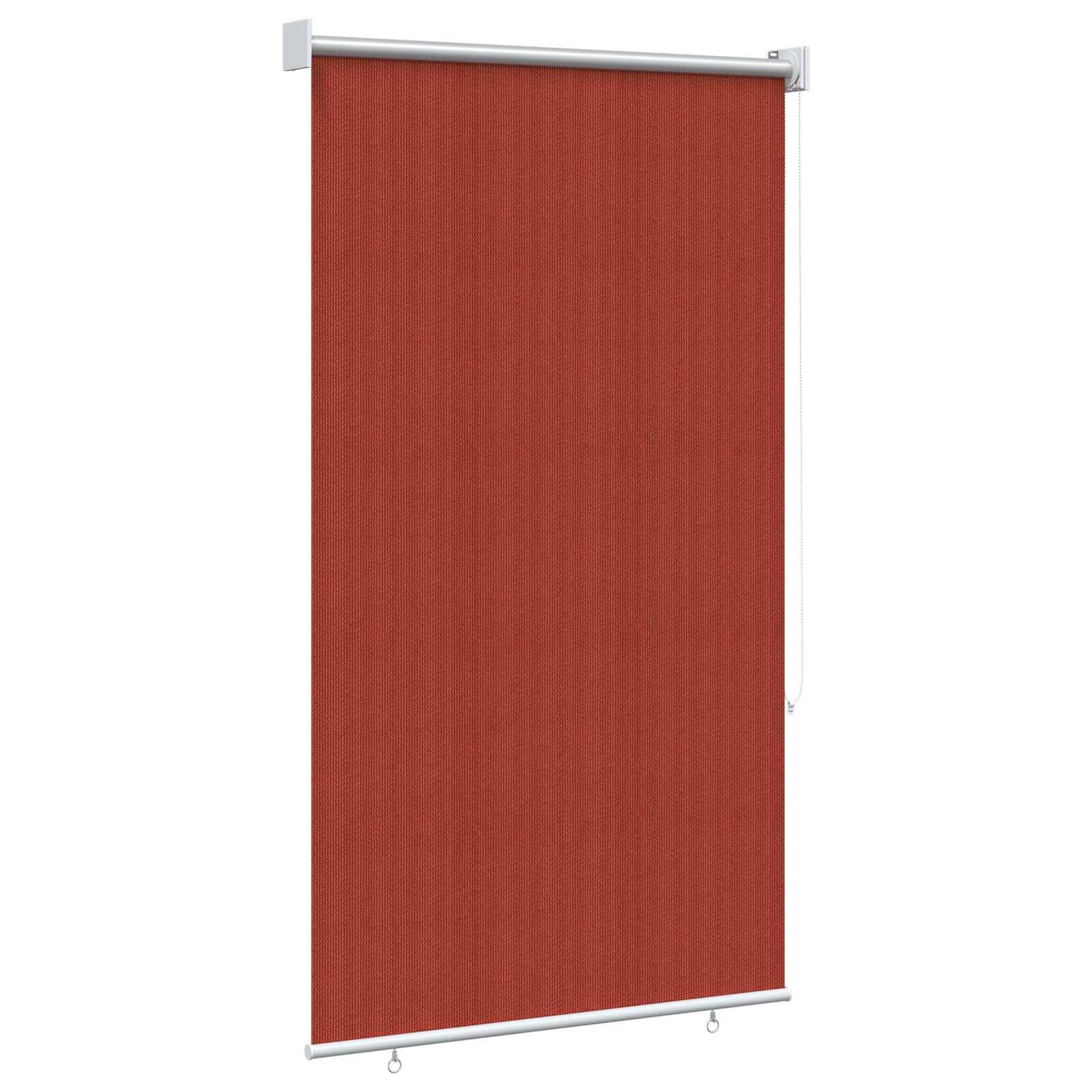 vidaXL Außenrollo 90% UV-Block Terrakotta 120 x 230 cm HDPE