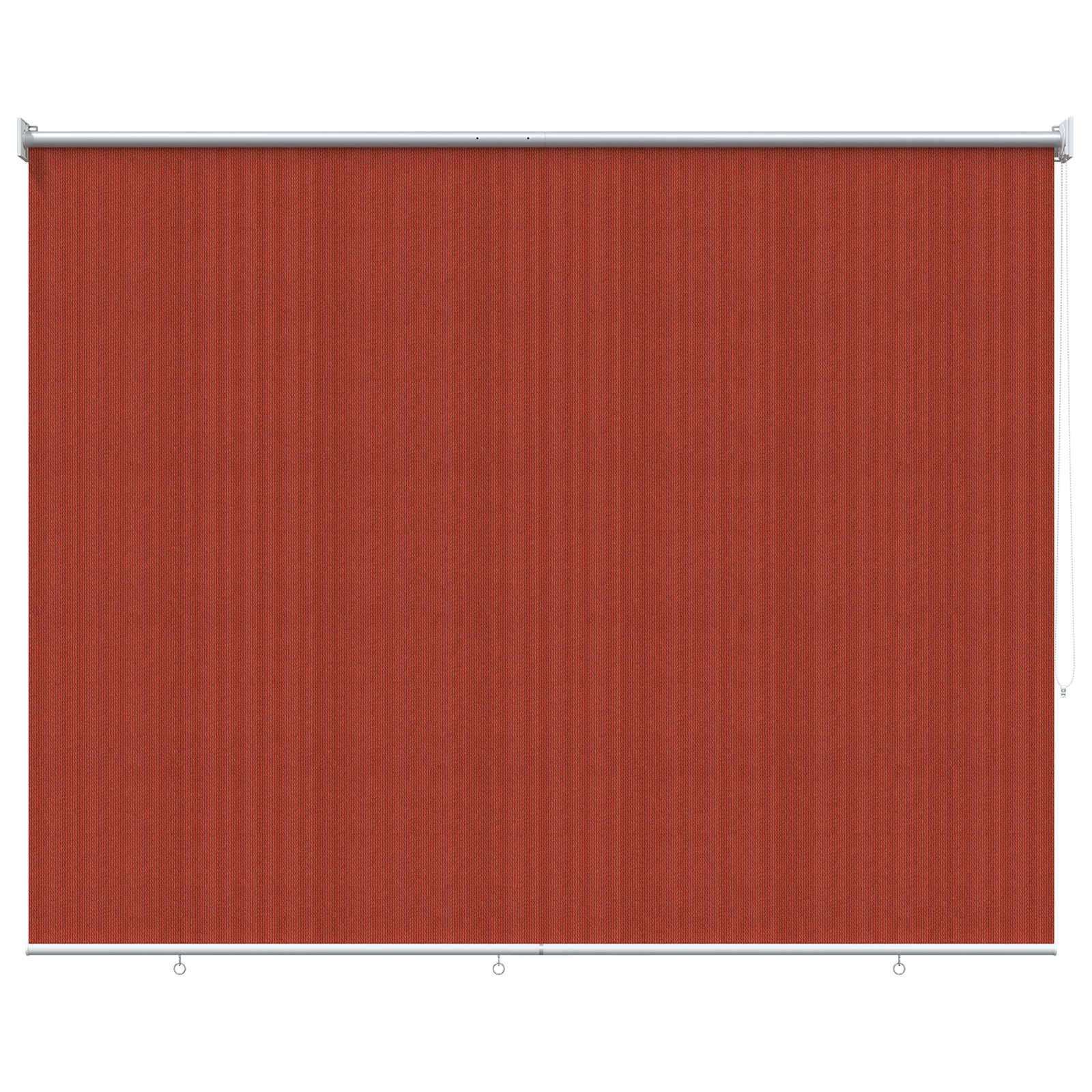 vidaXL Außenrollo 90% UV-Block Terrakotta 140 x 230 cm HDPE